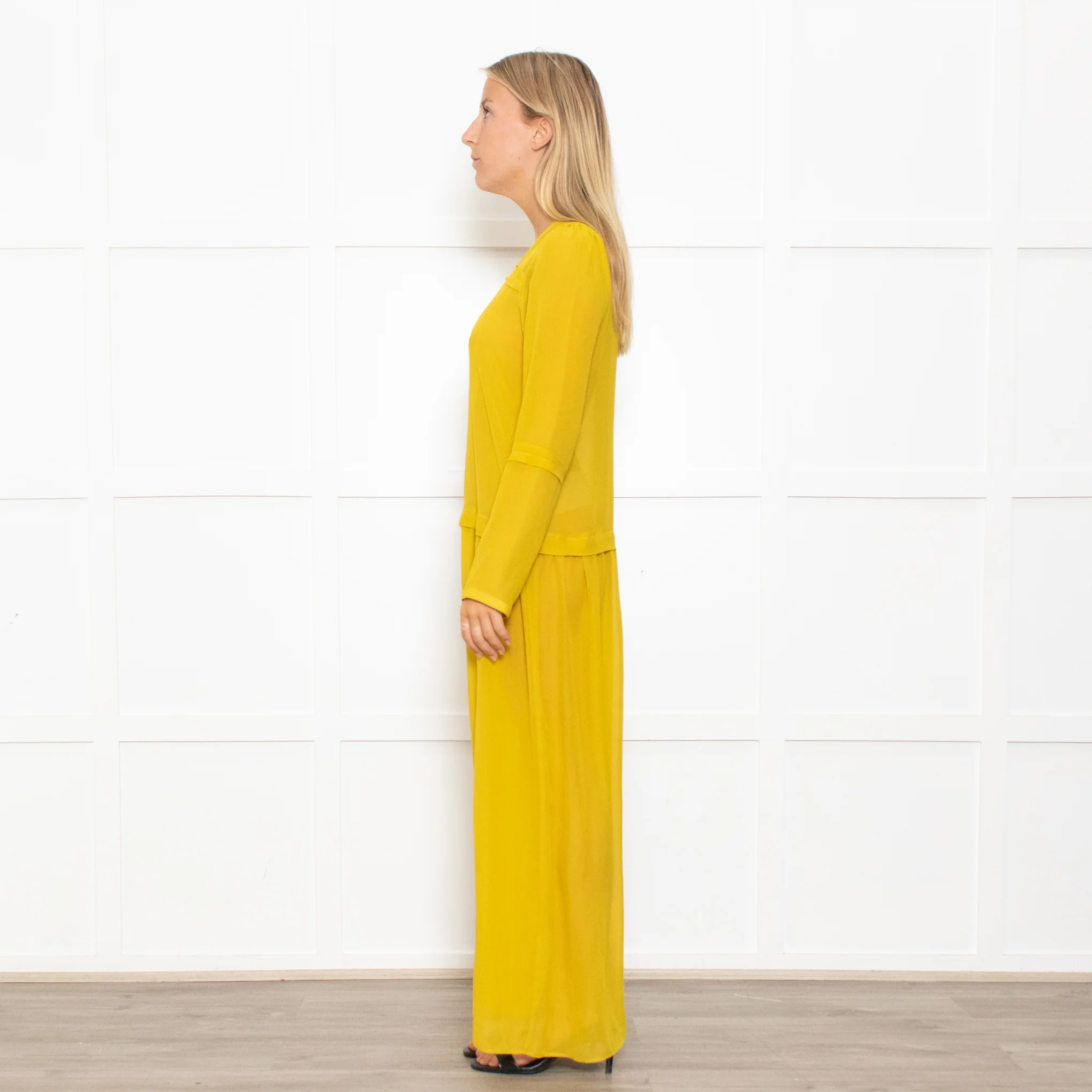 Alysi Mustard Yellow Maxi Dress - Image 4