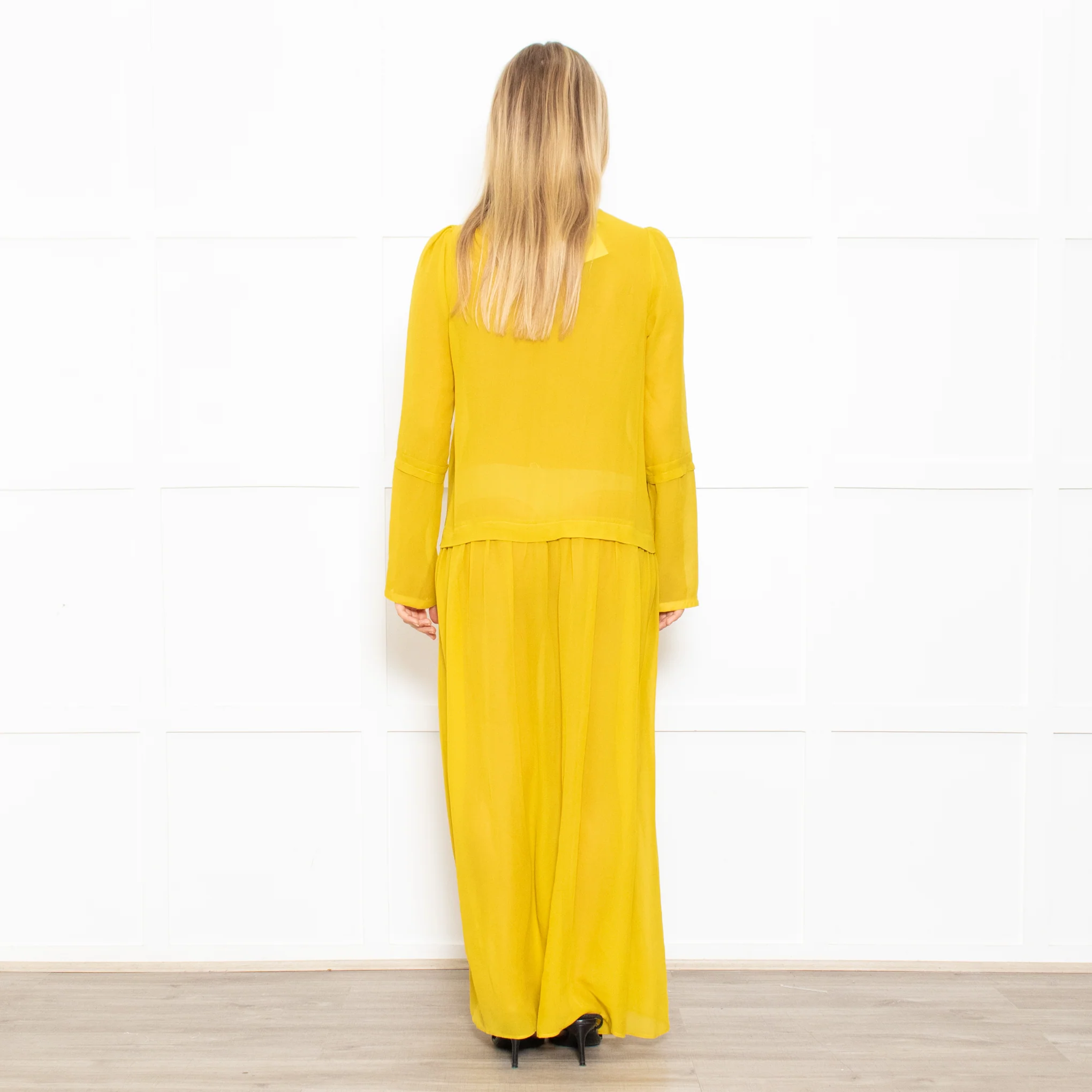 Alysi Mustard Yellow Maxi Dress - Image 5