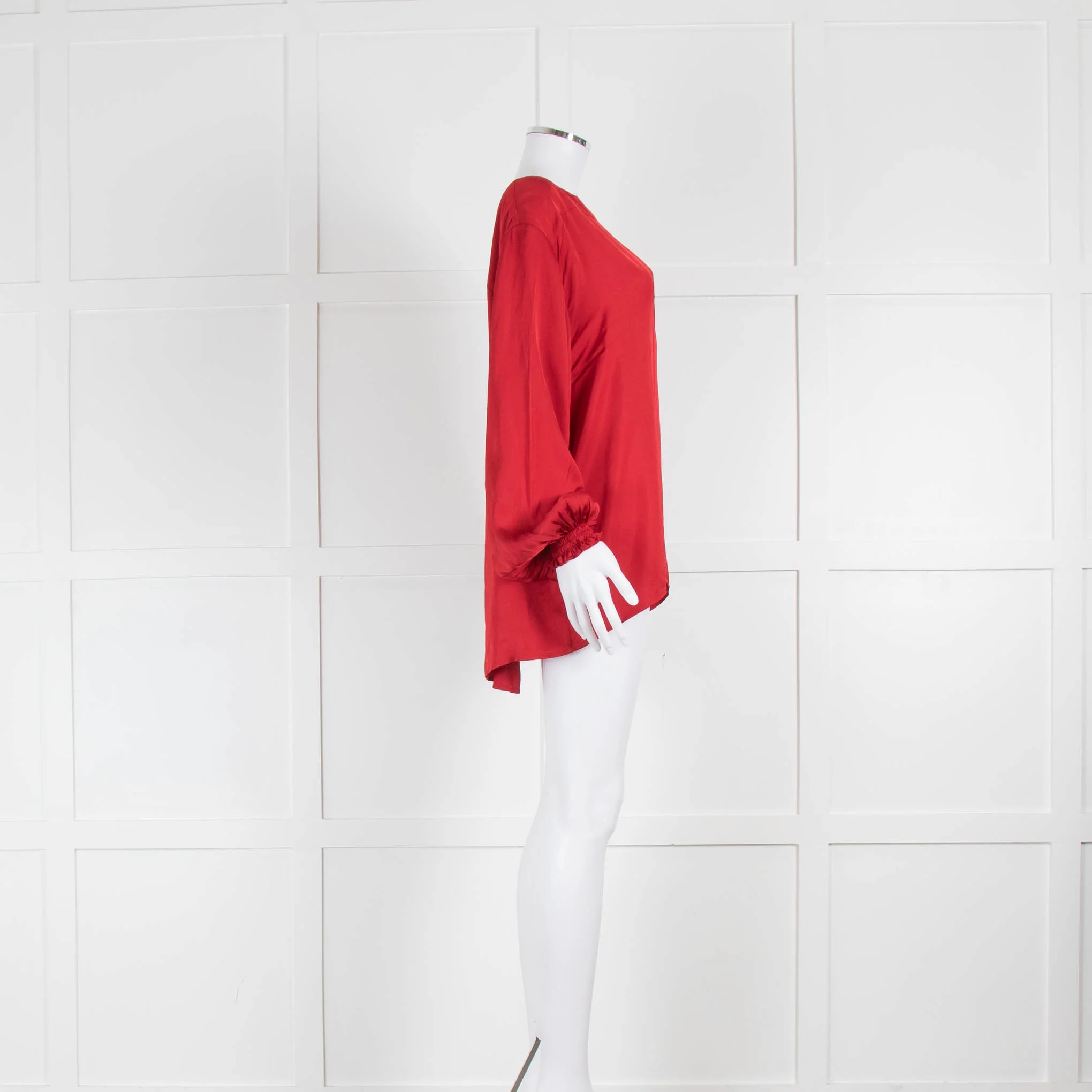 Amanda Wakeley Red Tunic Blouse - Image 2