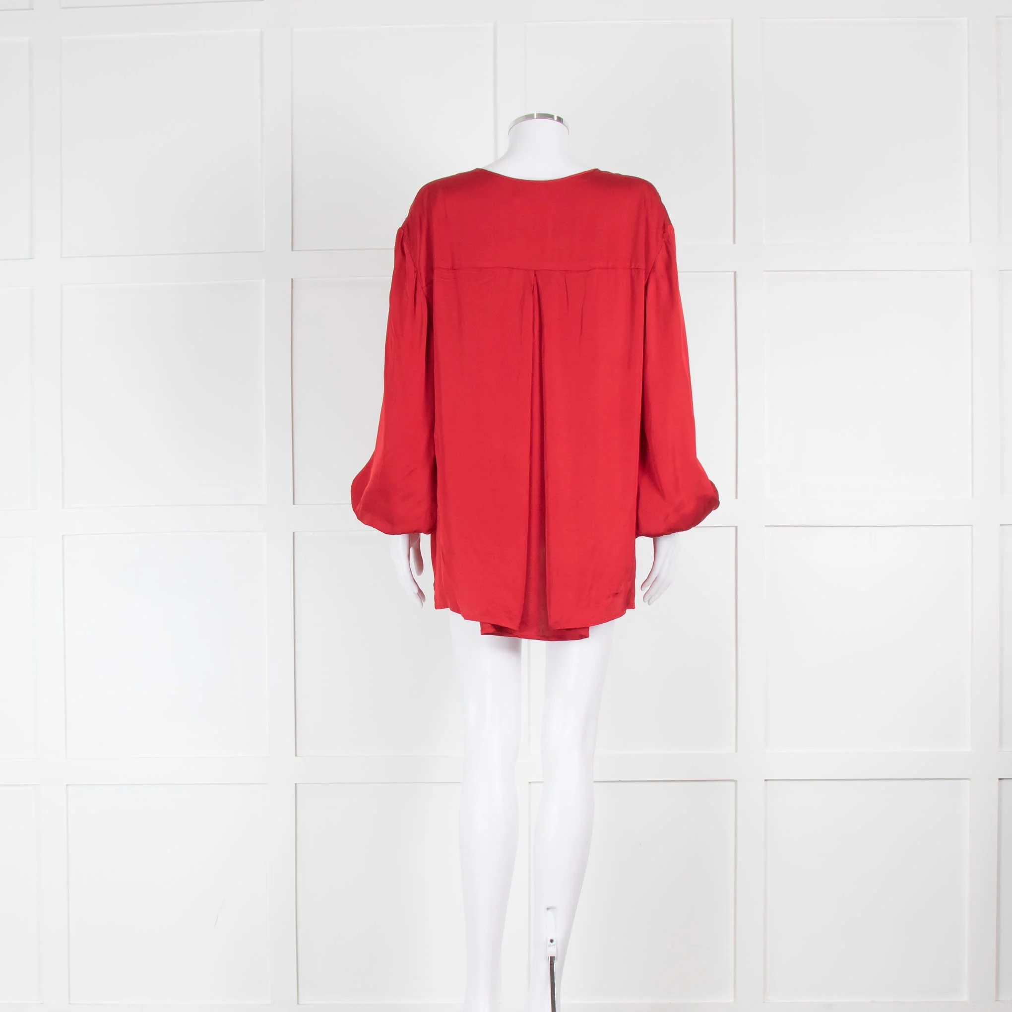 Amanda Wakeley Red Tunic Blouse - Image 3