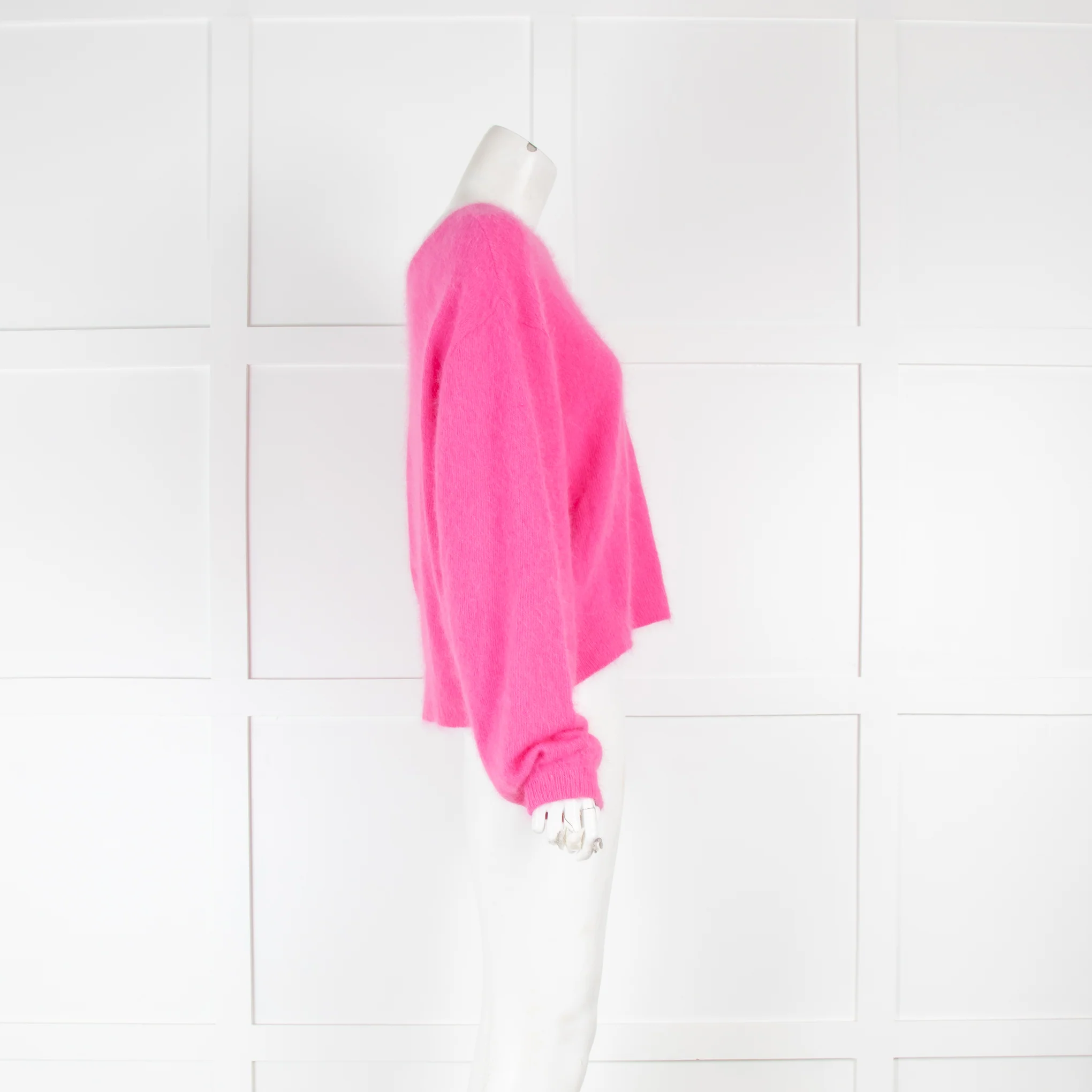 American Vintage Bright Pink Angora Knit - Image 2
