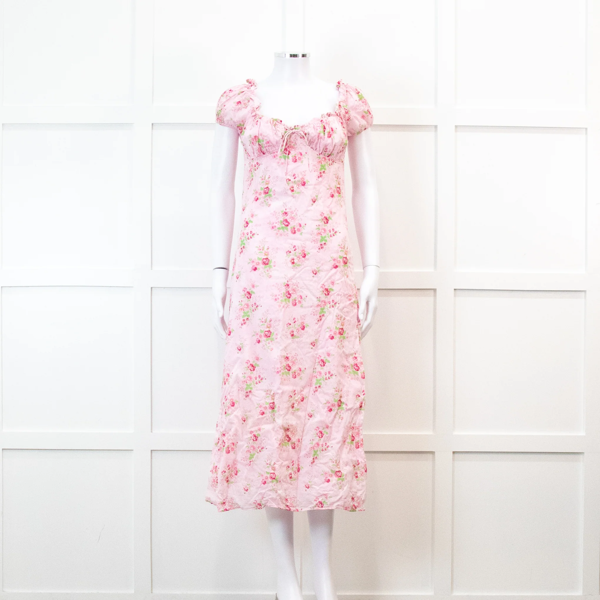 Amy Jane London Pink Small Floral Print Dress