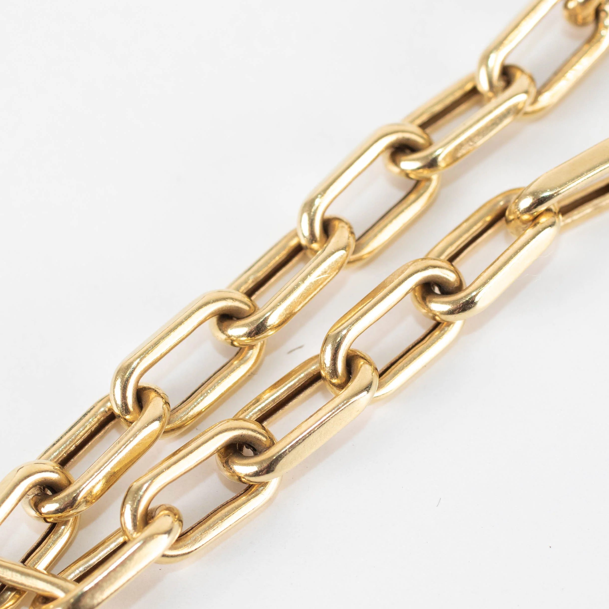 Anine Bing 14ct Gold Chain Link Bracelet - Image 5