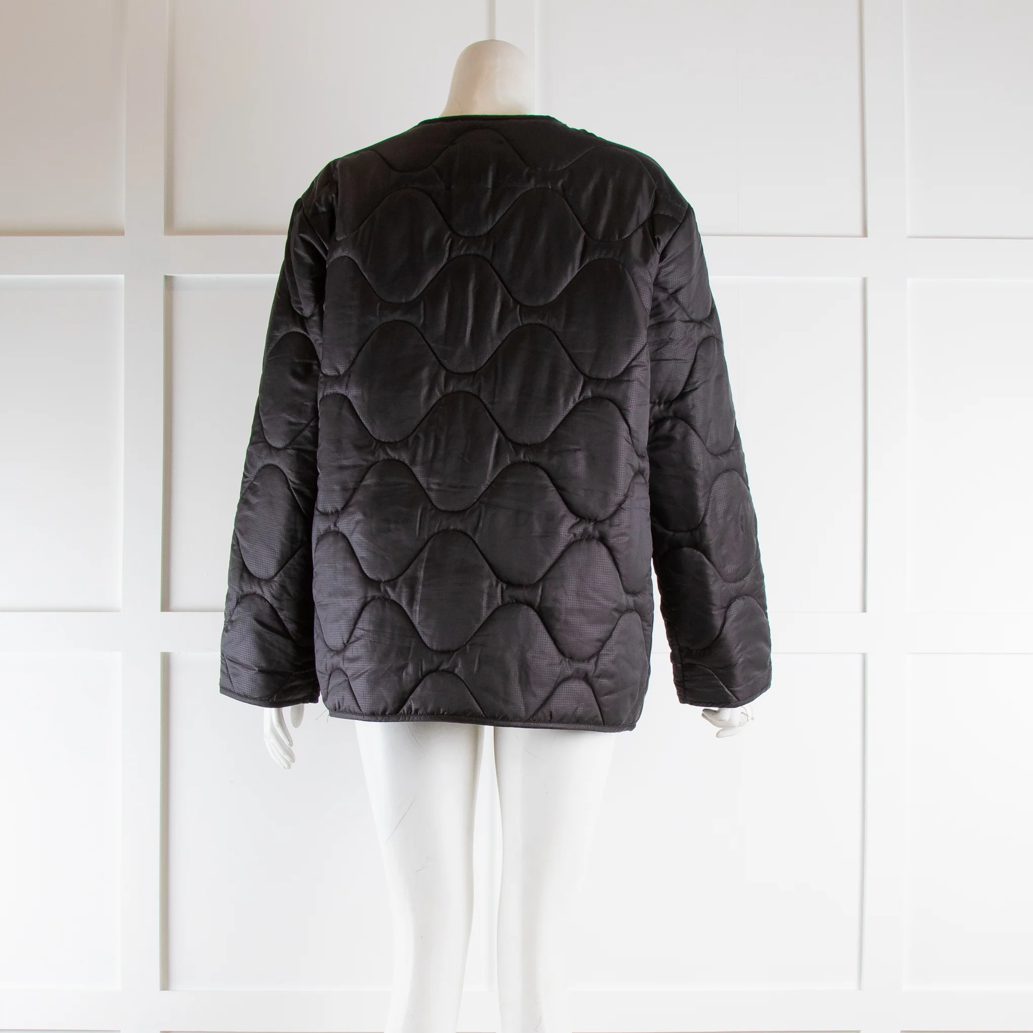 Anine Bing Andy Bomber Black Padded Jacket - Image 3