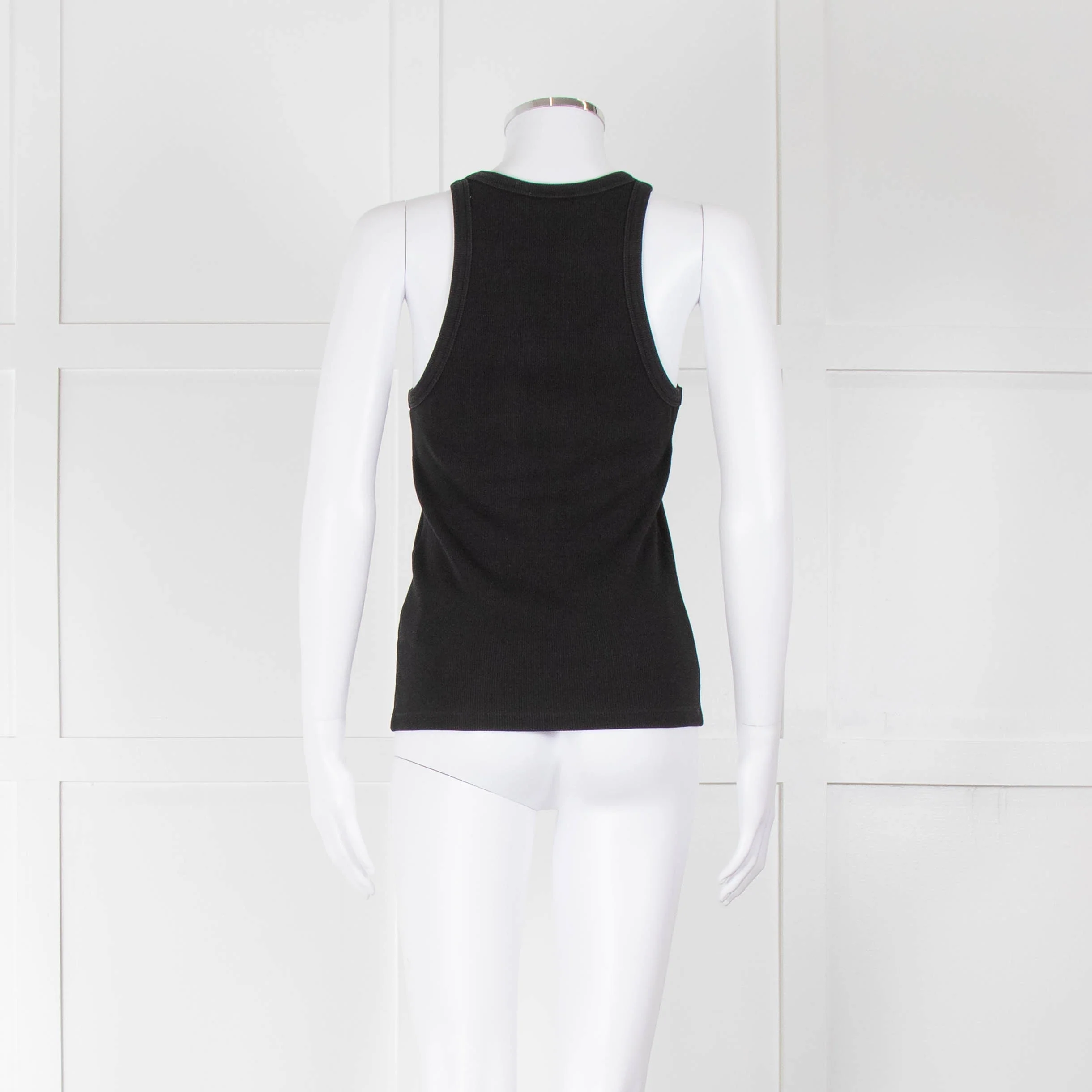 Anine Bing Black Cotton Sleeveless Vest - Image 3