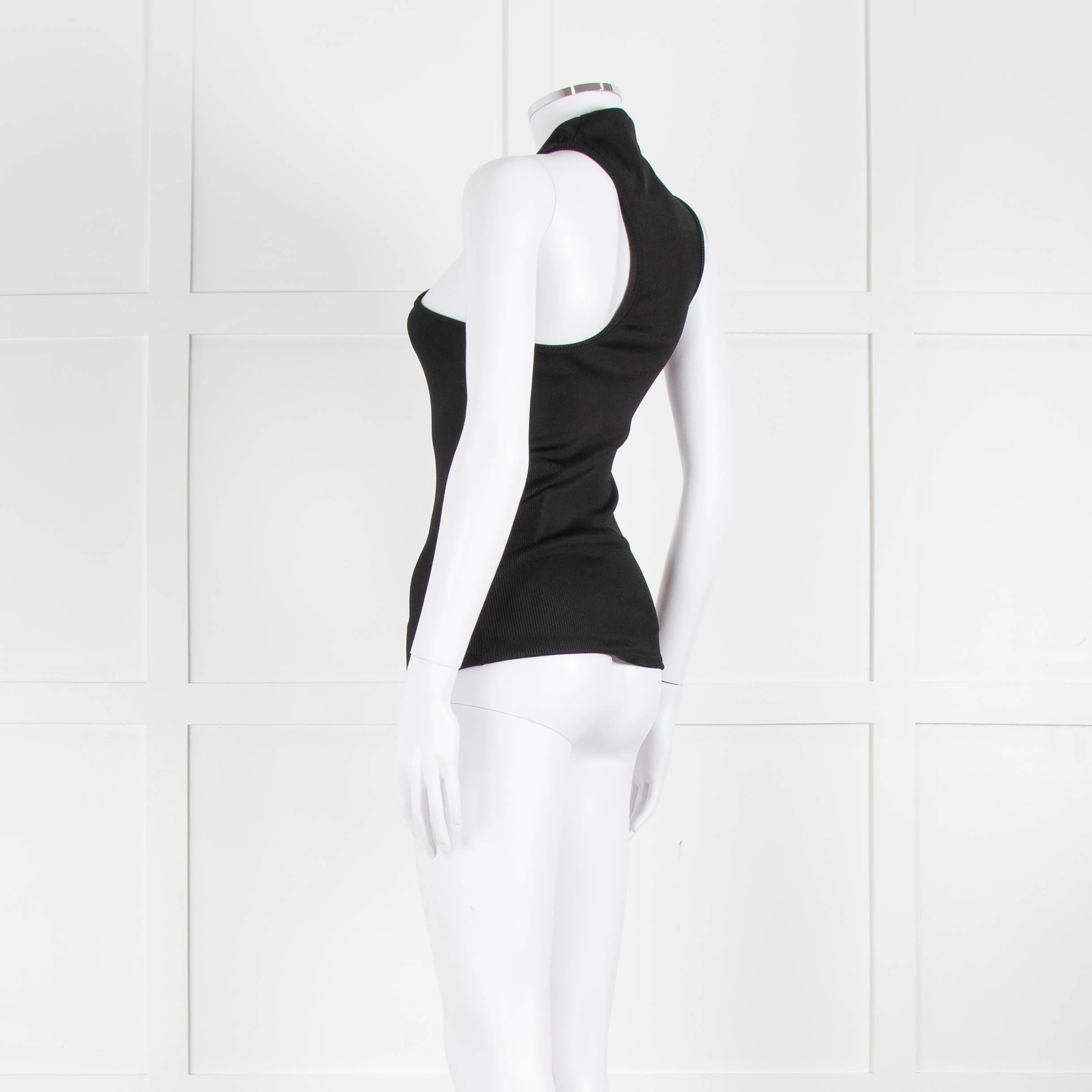 Anine Bing Black Cutout Vest Top - Image 6