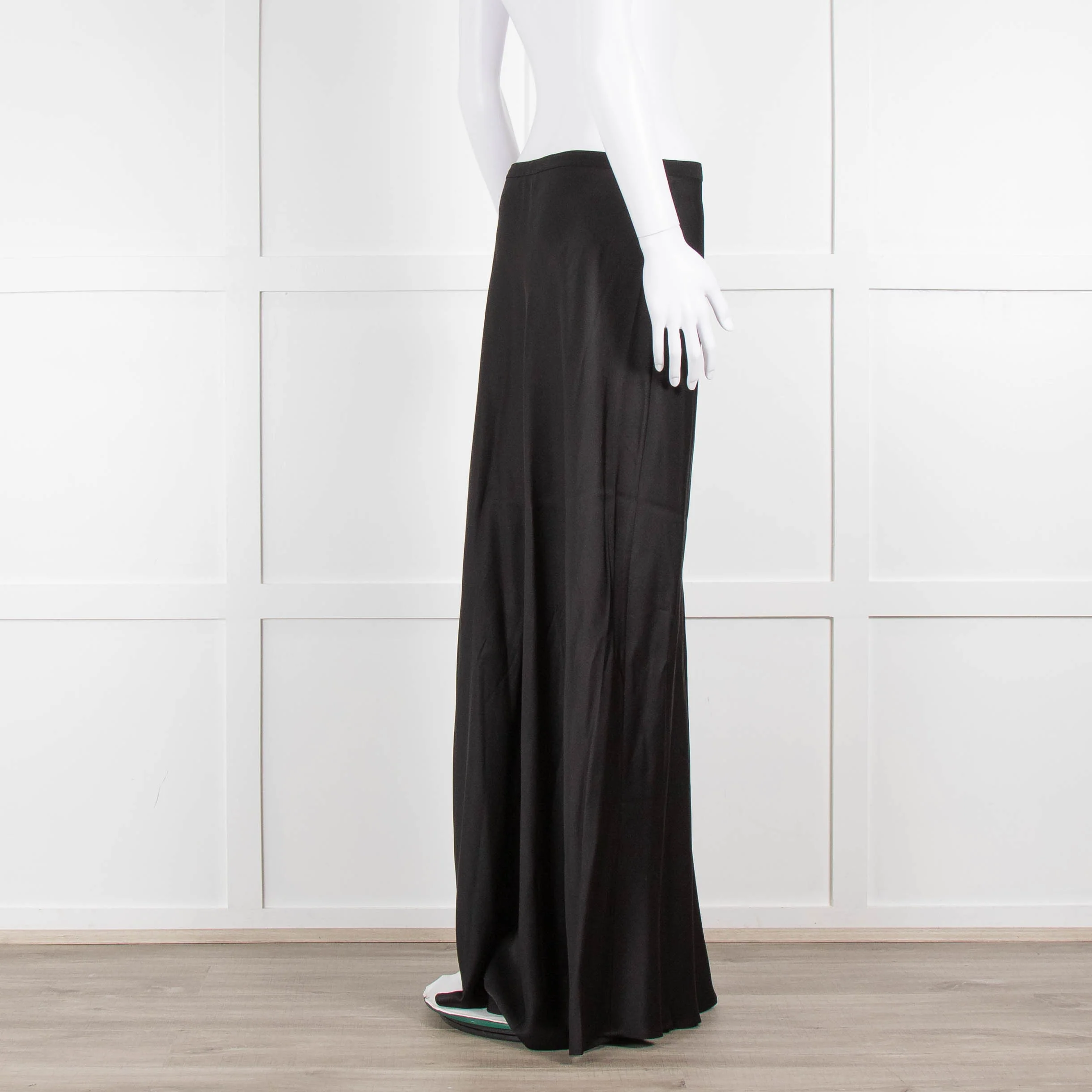 Anine Bing Black Silk Slip Skirt - Image 4