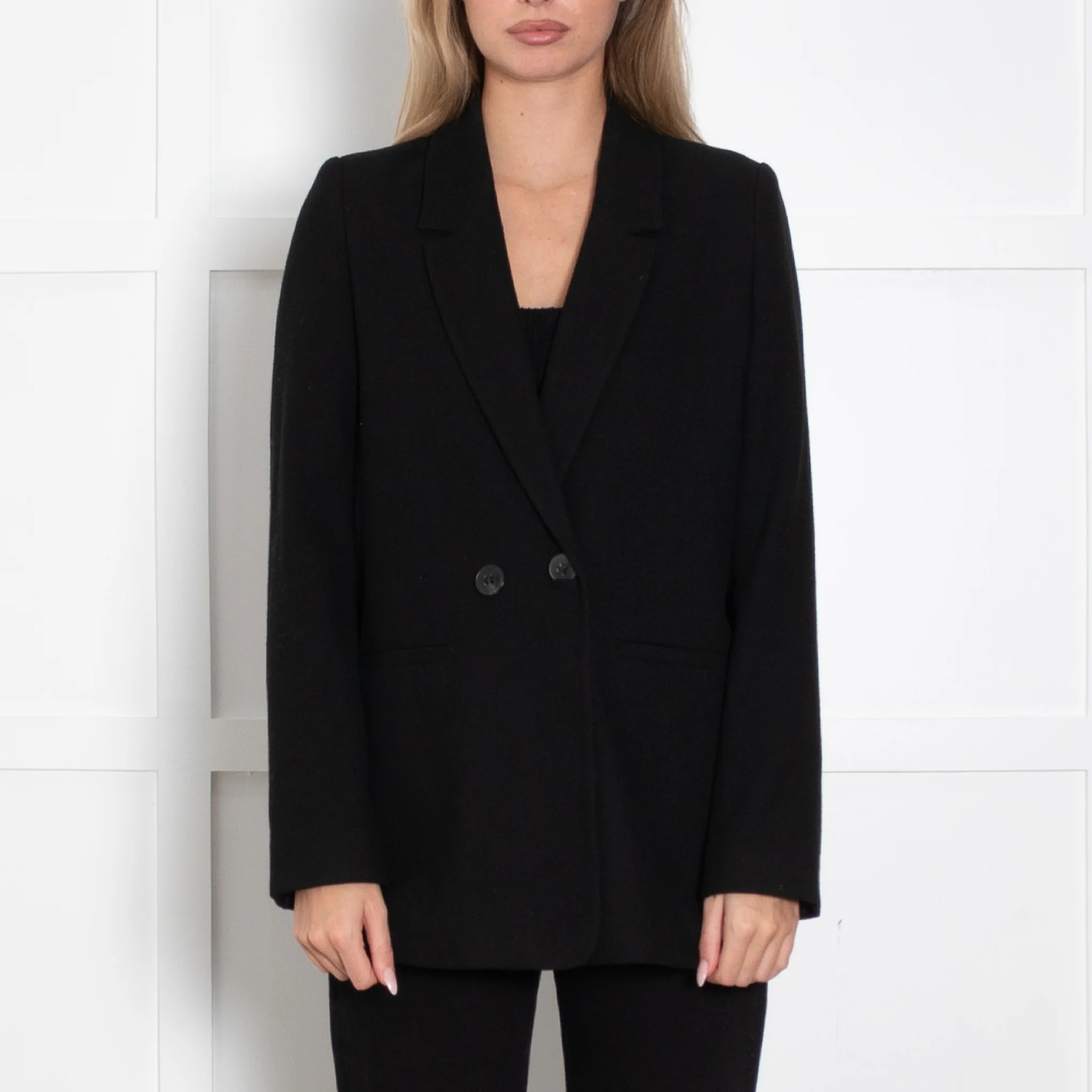 Anine Bing Black Wool Mix Jacket - Image 2