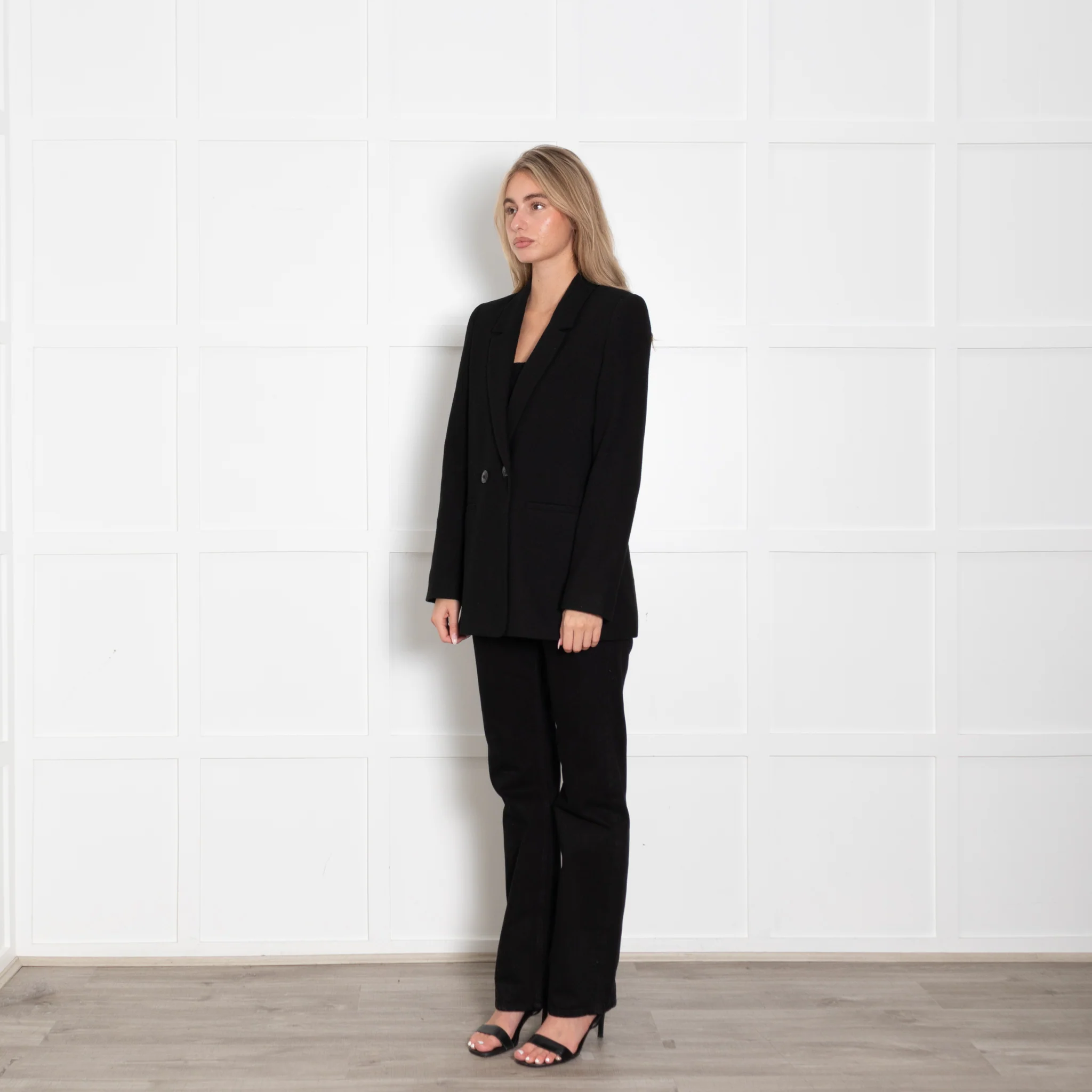Anine Bing Black Wool Mix Jacket - Image 3