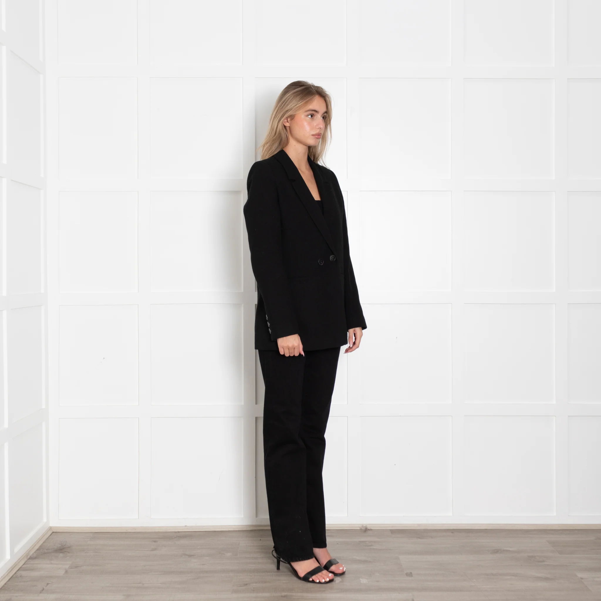 Anine Bing Black Wool Mix Jacket - Image 7