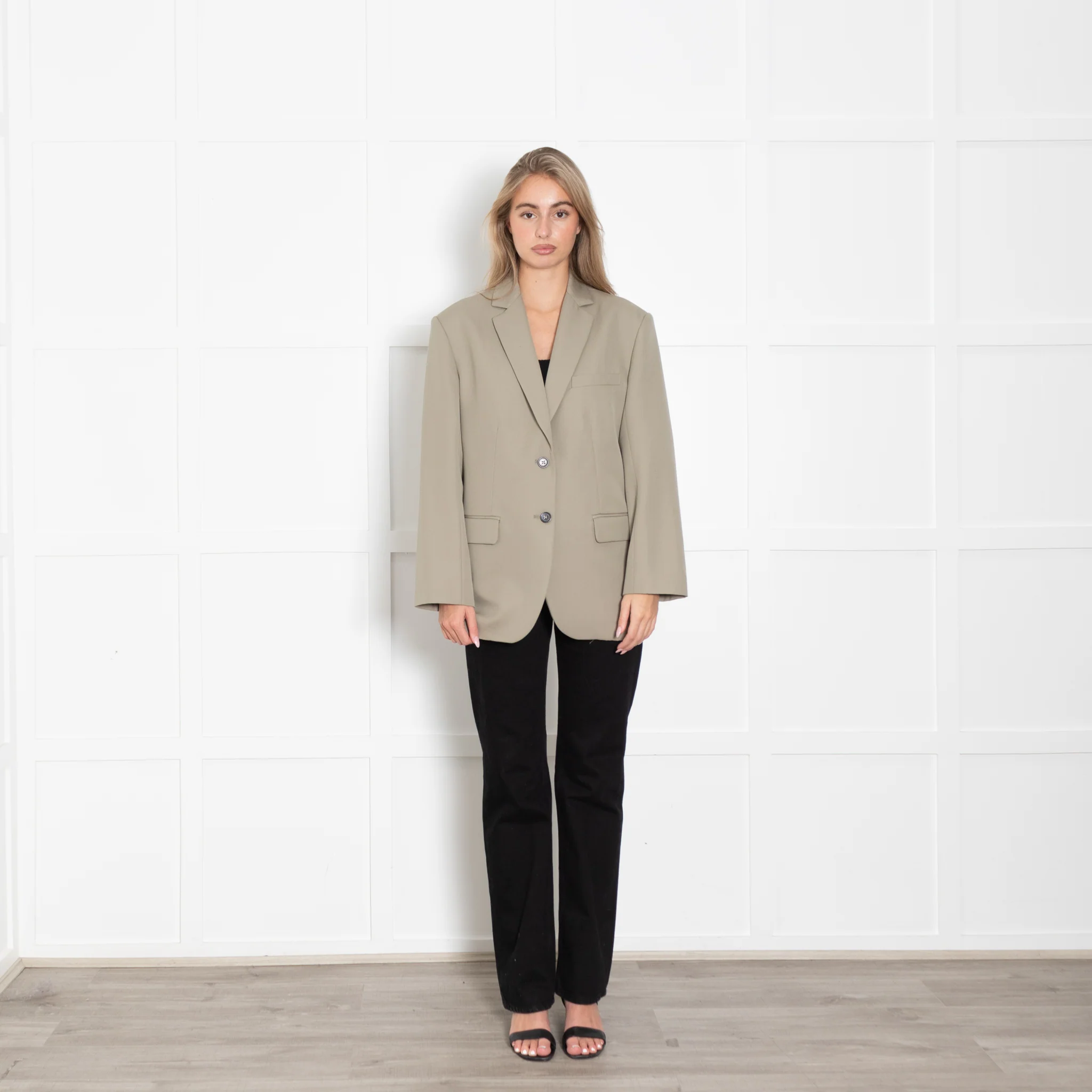 Anine Bing Green Wool Jacket