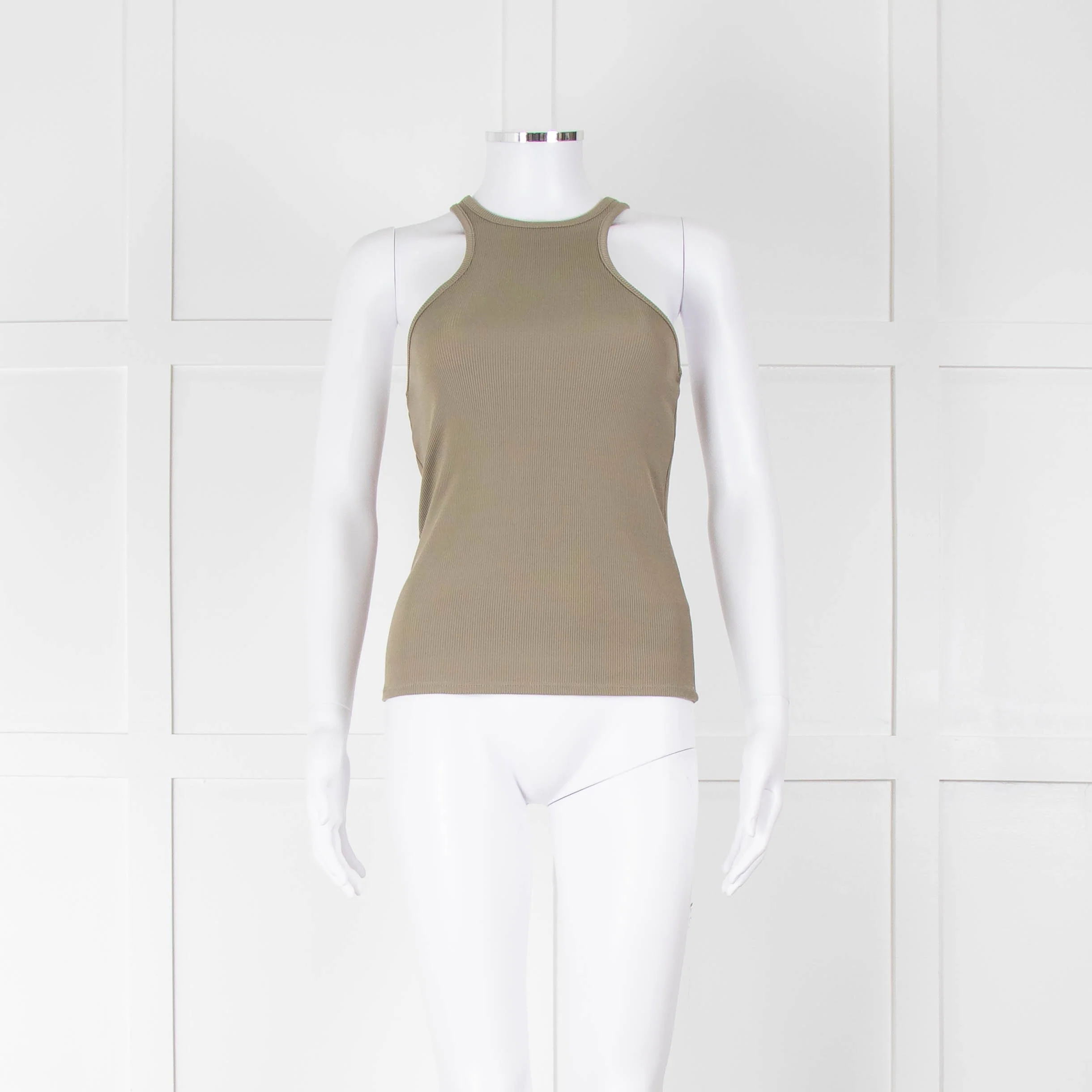 Anine Bing Khaki Sleeveless Vest