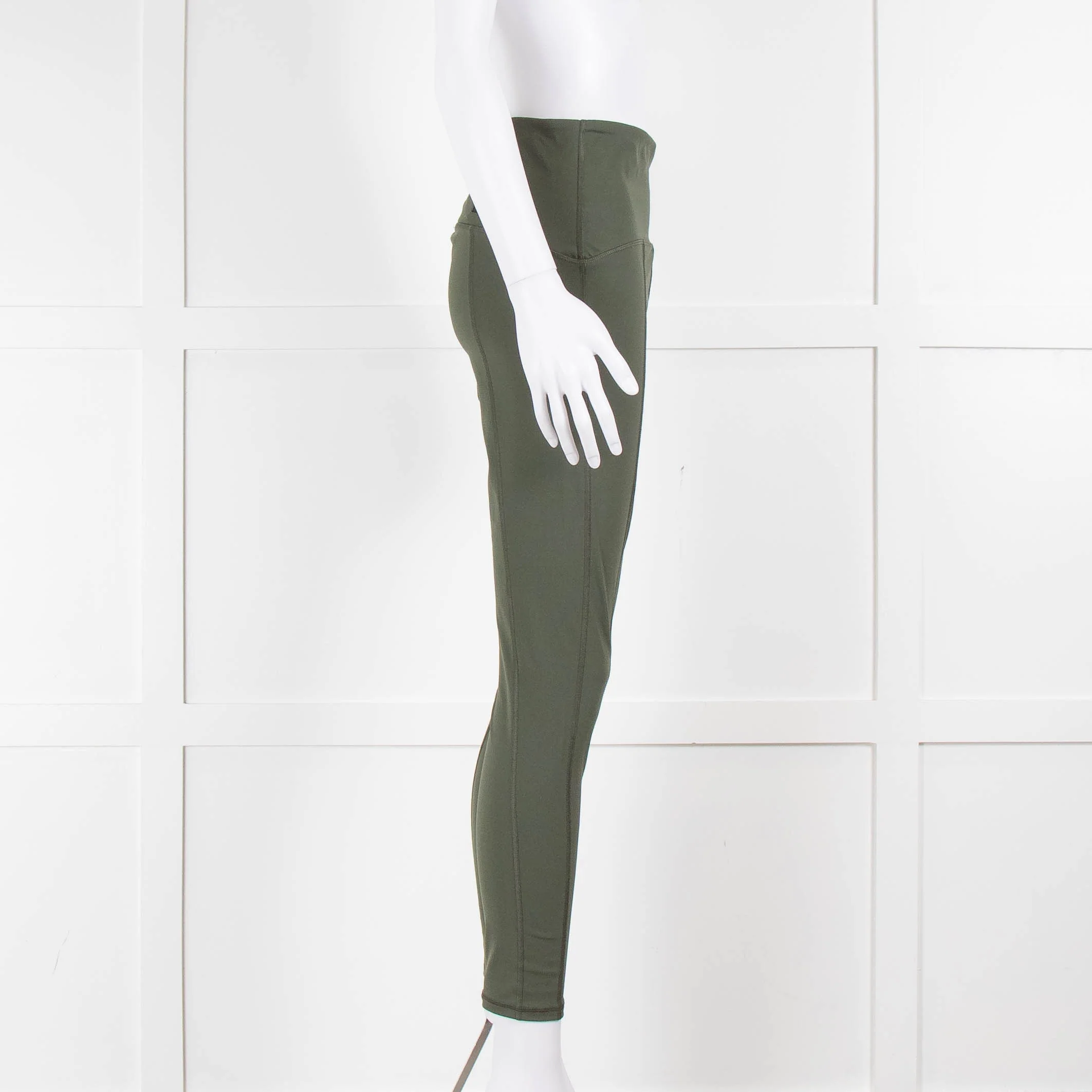 Anine Bing Sport Khaki Leggings - Image 2