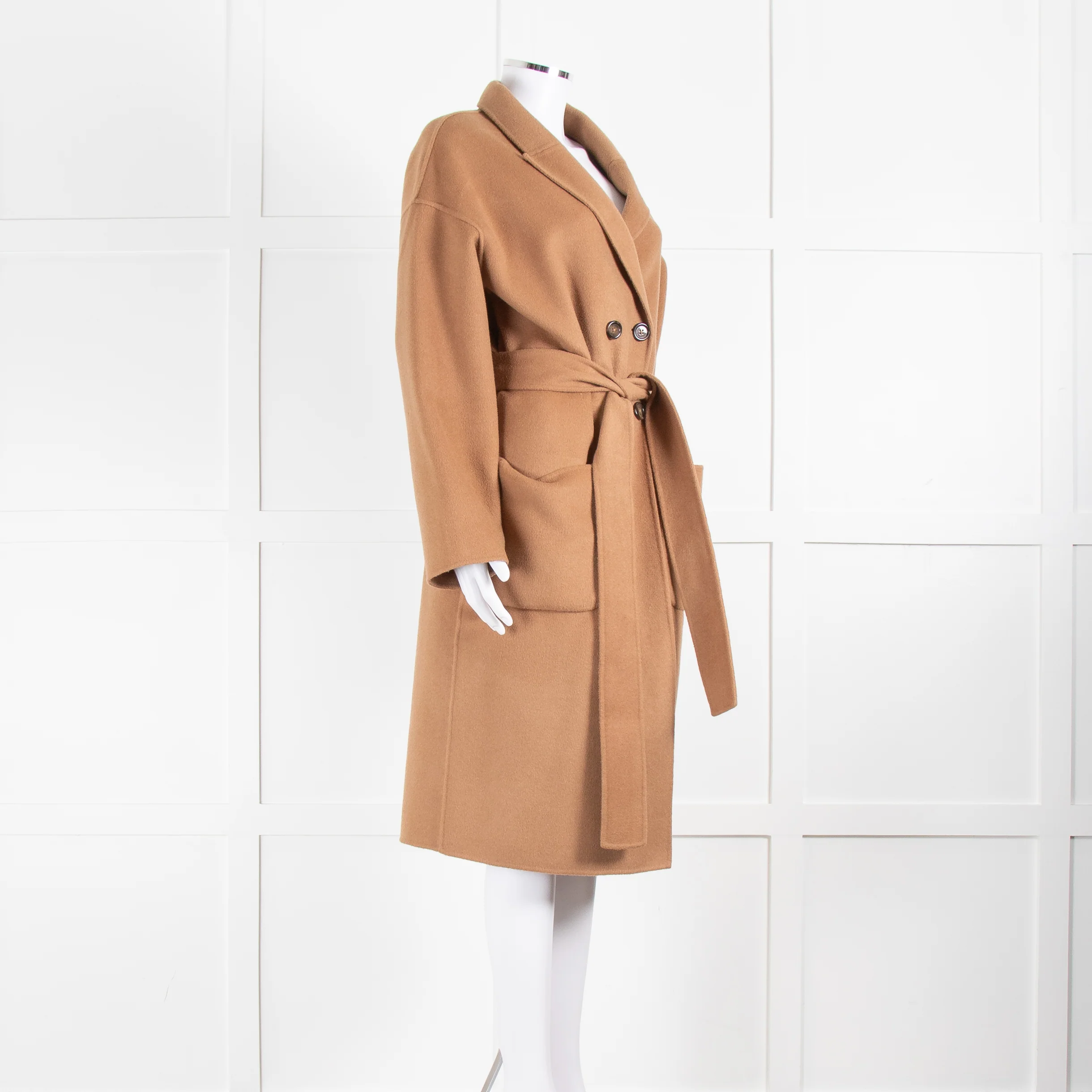 Anine Bing Wool Camel Coat - Image 2