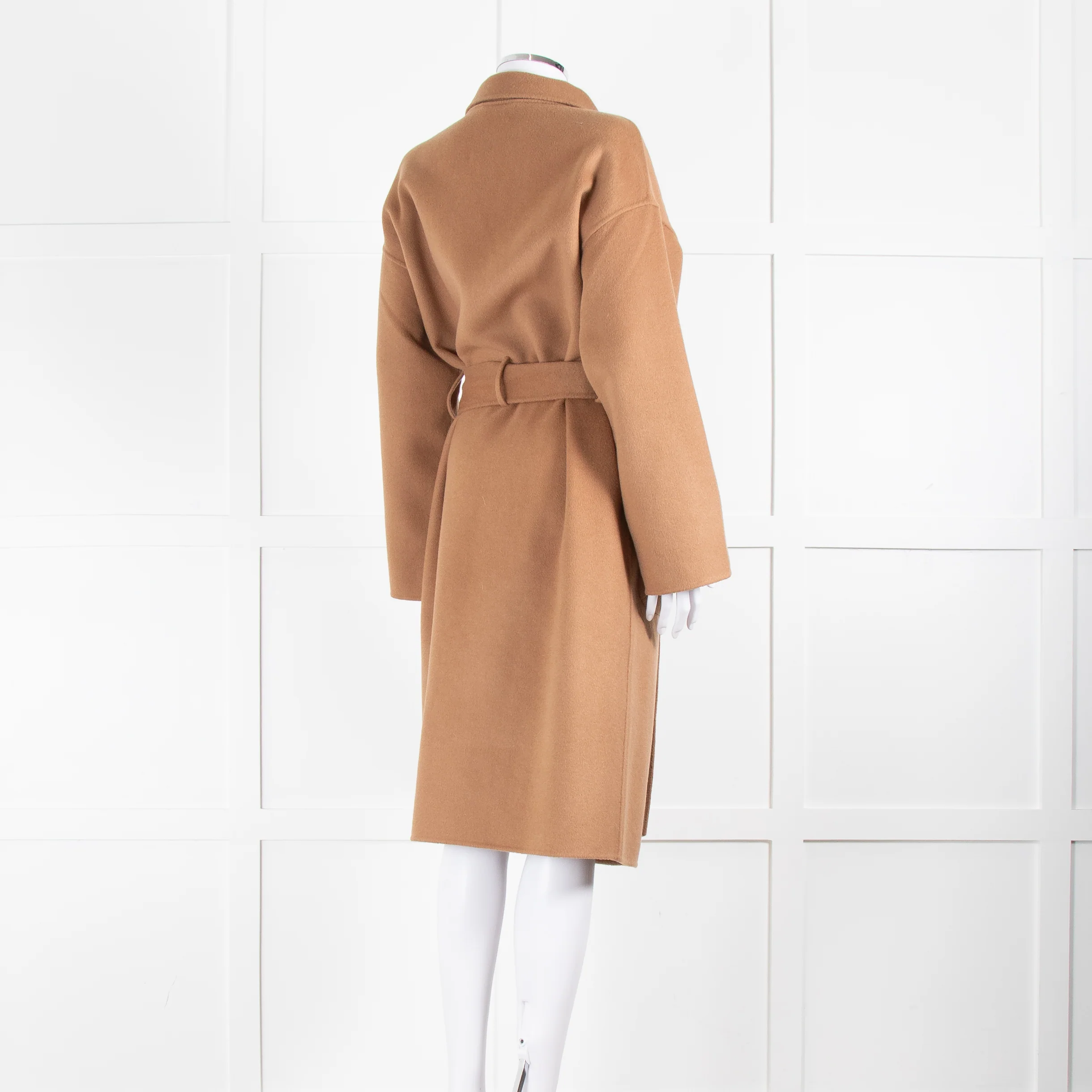 Anine Bing Wool Camel Coat - Image 4