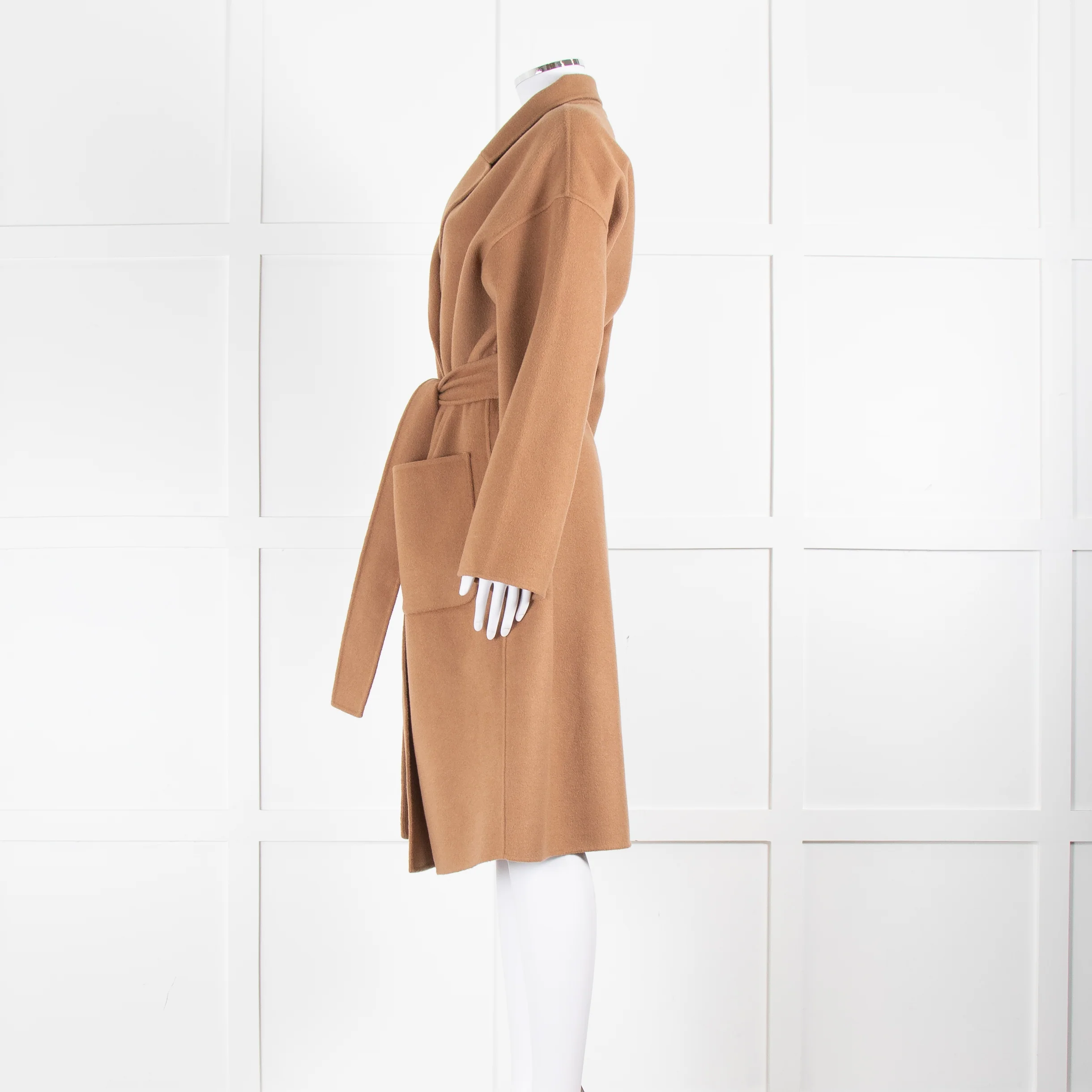 Anine Bing Wool Camel Coat - Image 7