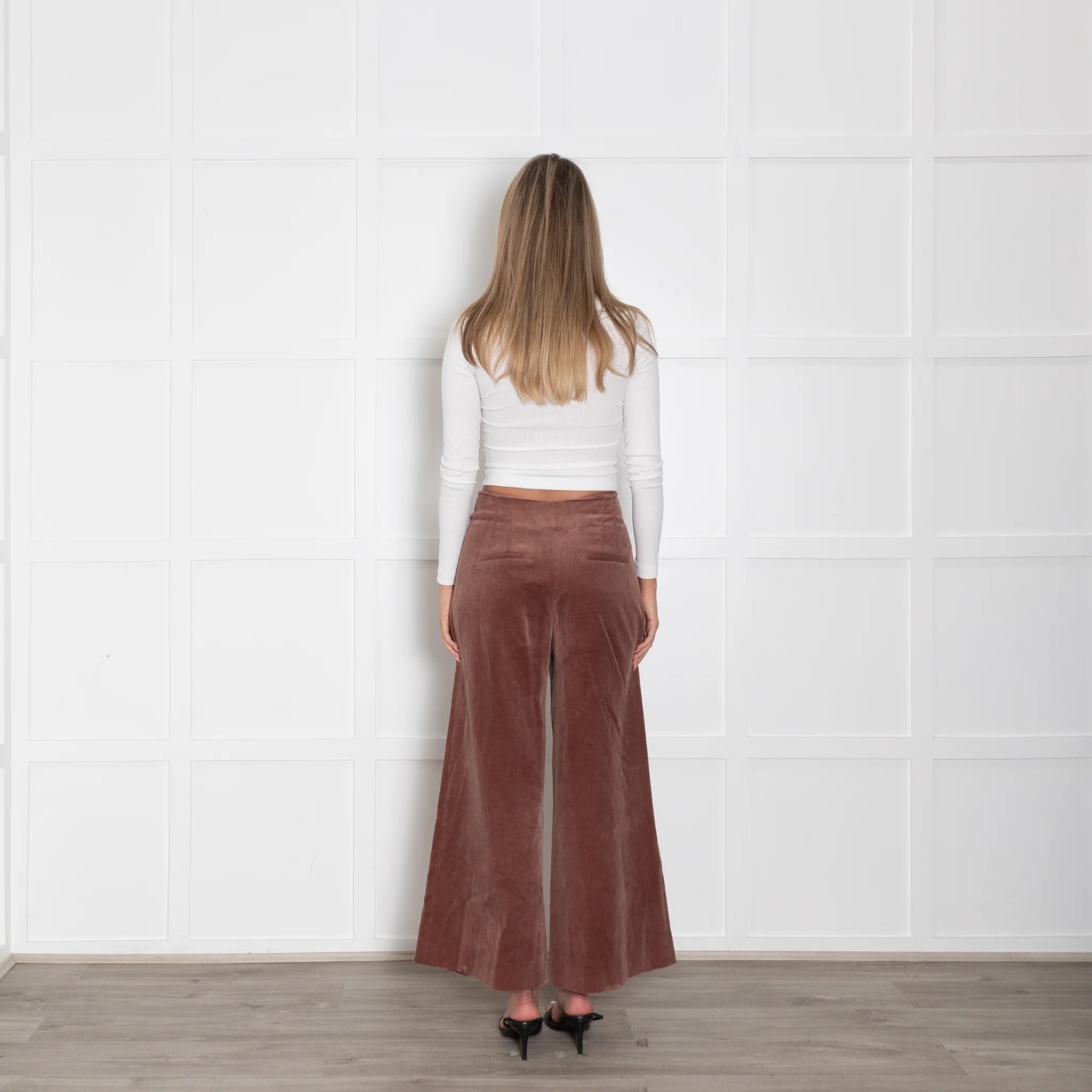 Anna Mason Brown Courdroy Trousers - Image 5