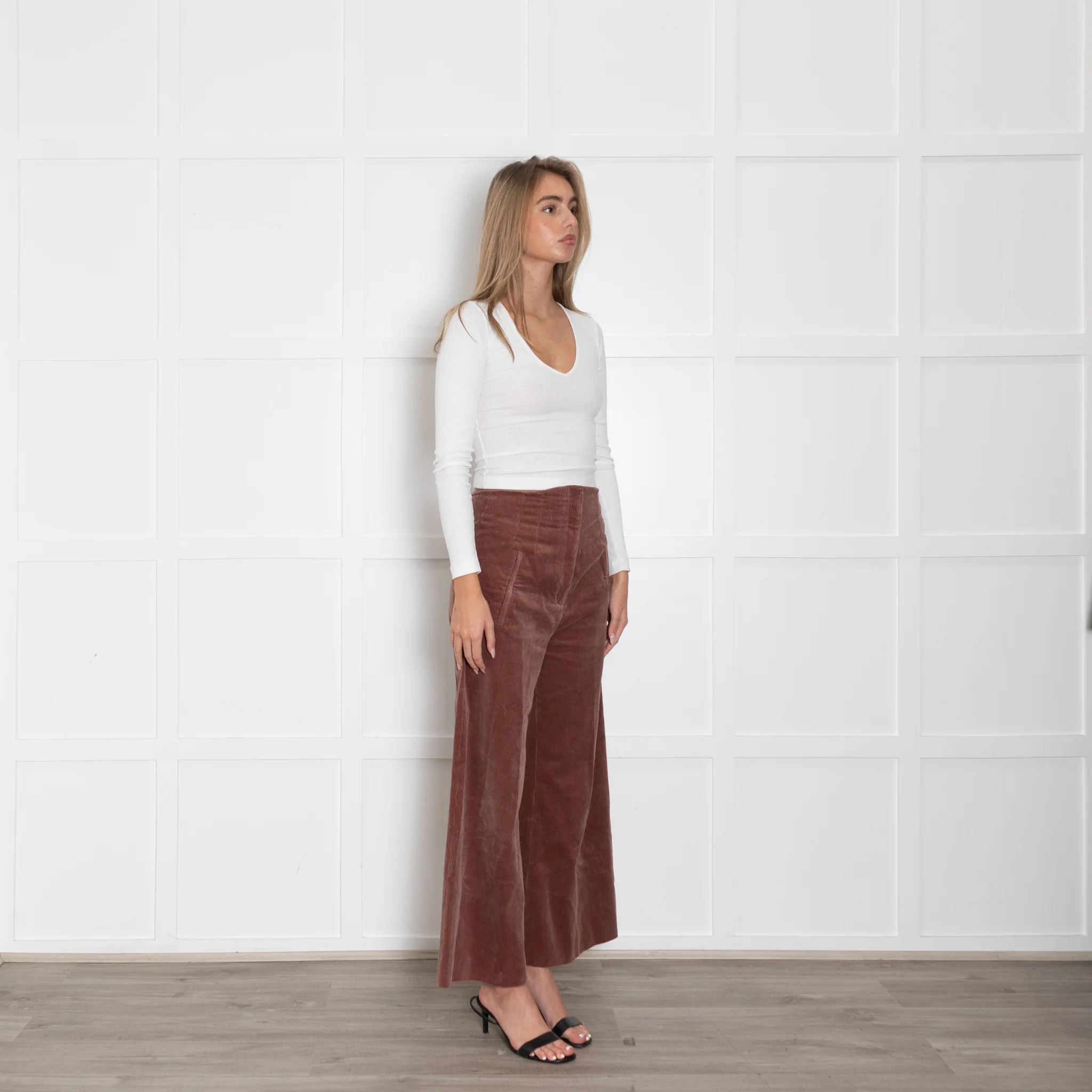 Anna Mason Brown Courdroy Trousers - Image 7