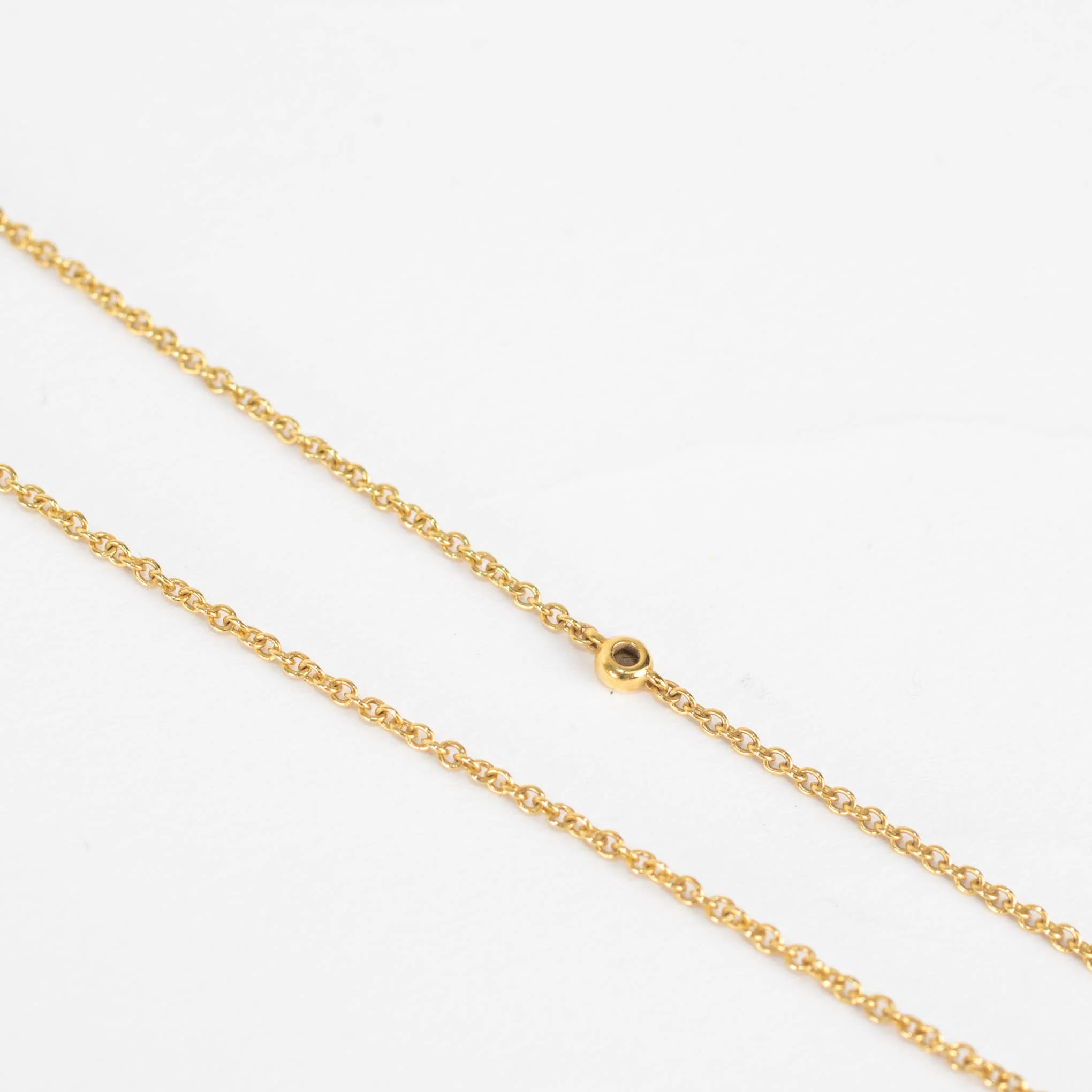 Anoushka Gold Chain With Diamond Baubles - Image 4