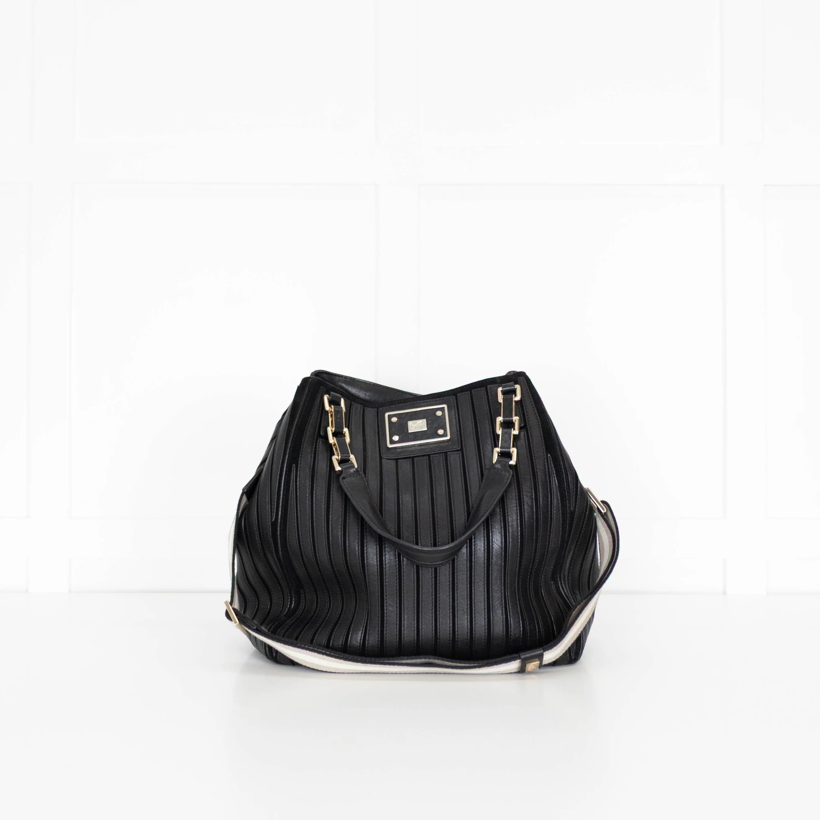 Anya Hindmarch Black Belvedere Tote