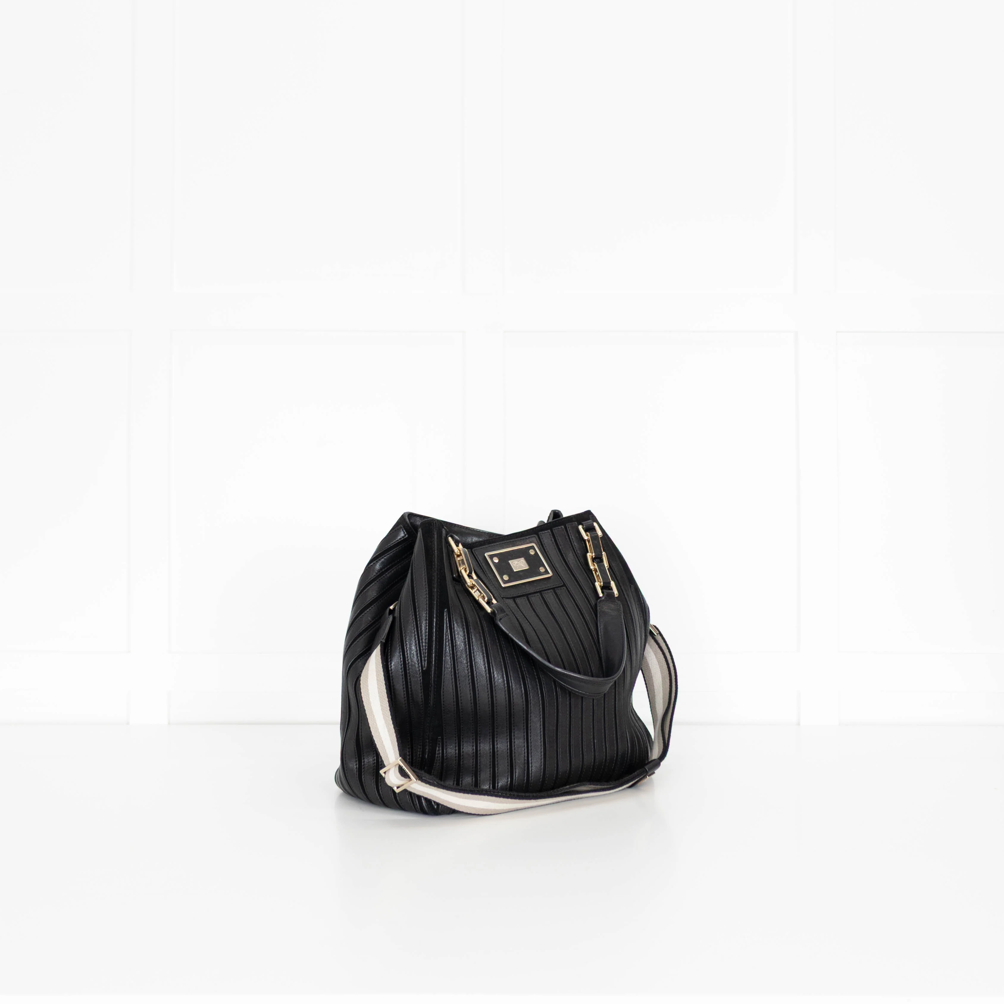 Anya Hindmarch Black Belvedere Tote - Image 2