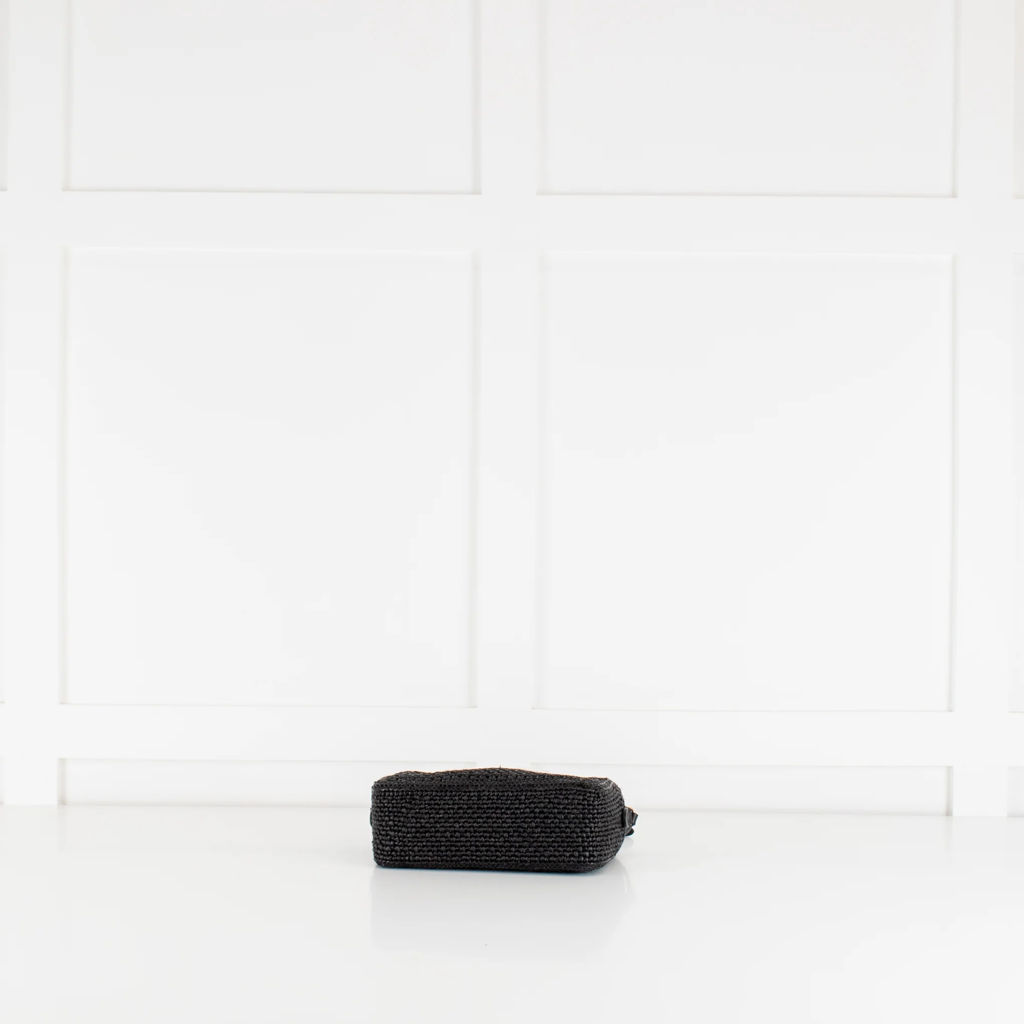 Anya Hindmarch Black Eyes Woven Crossbody Bag - Image 7