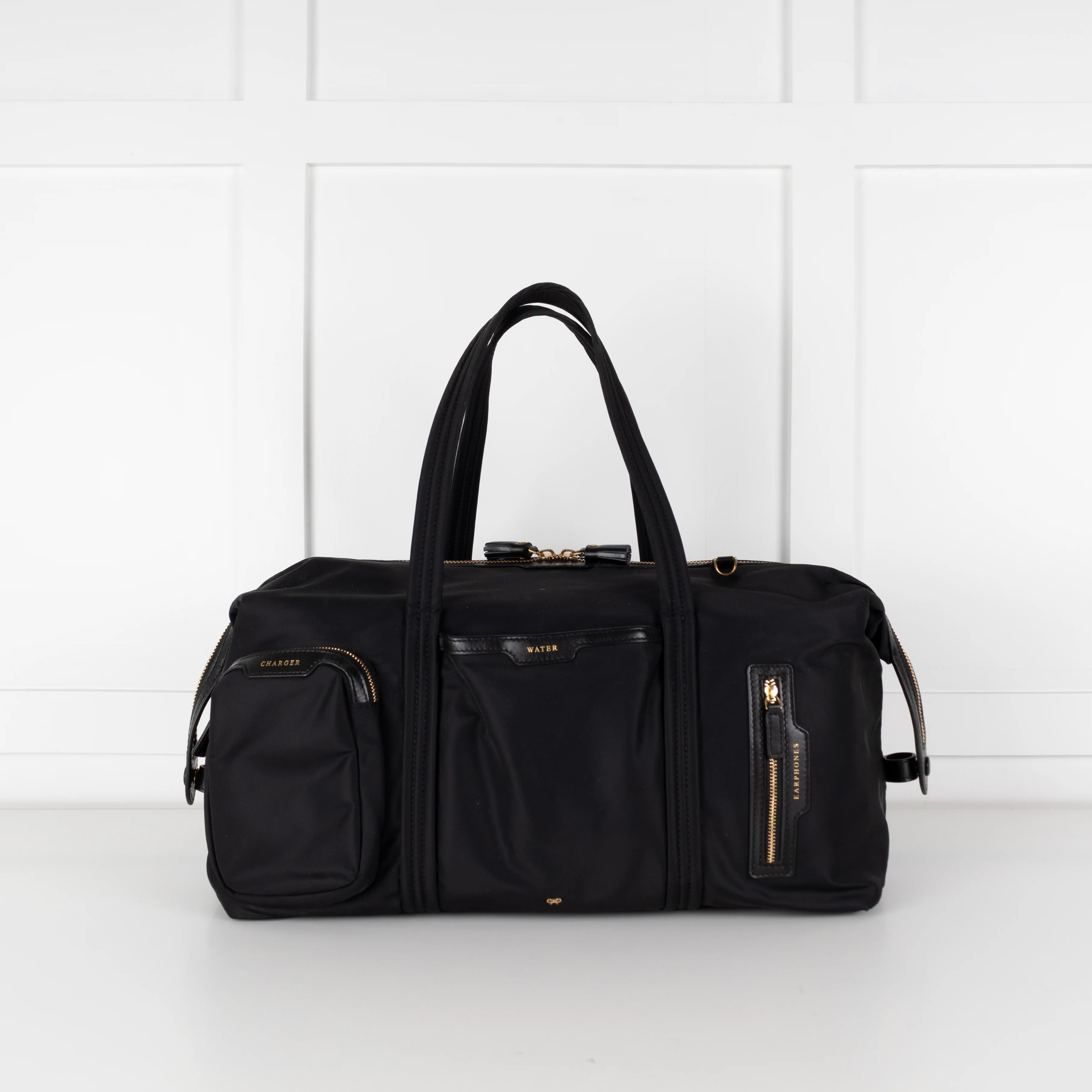 Anya Hindmarch Black Inflight Bag