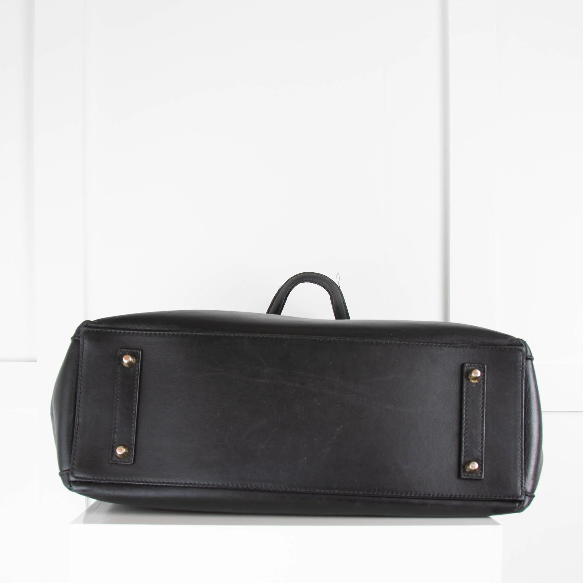 Anya Hindmarch Black Perforated Smiley Face Tote - Image 2