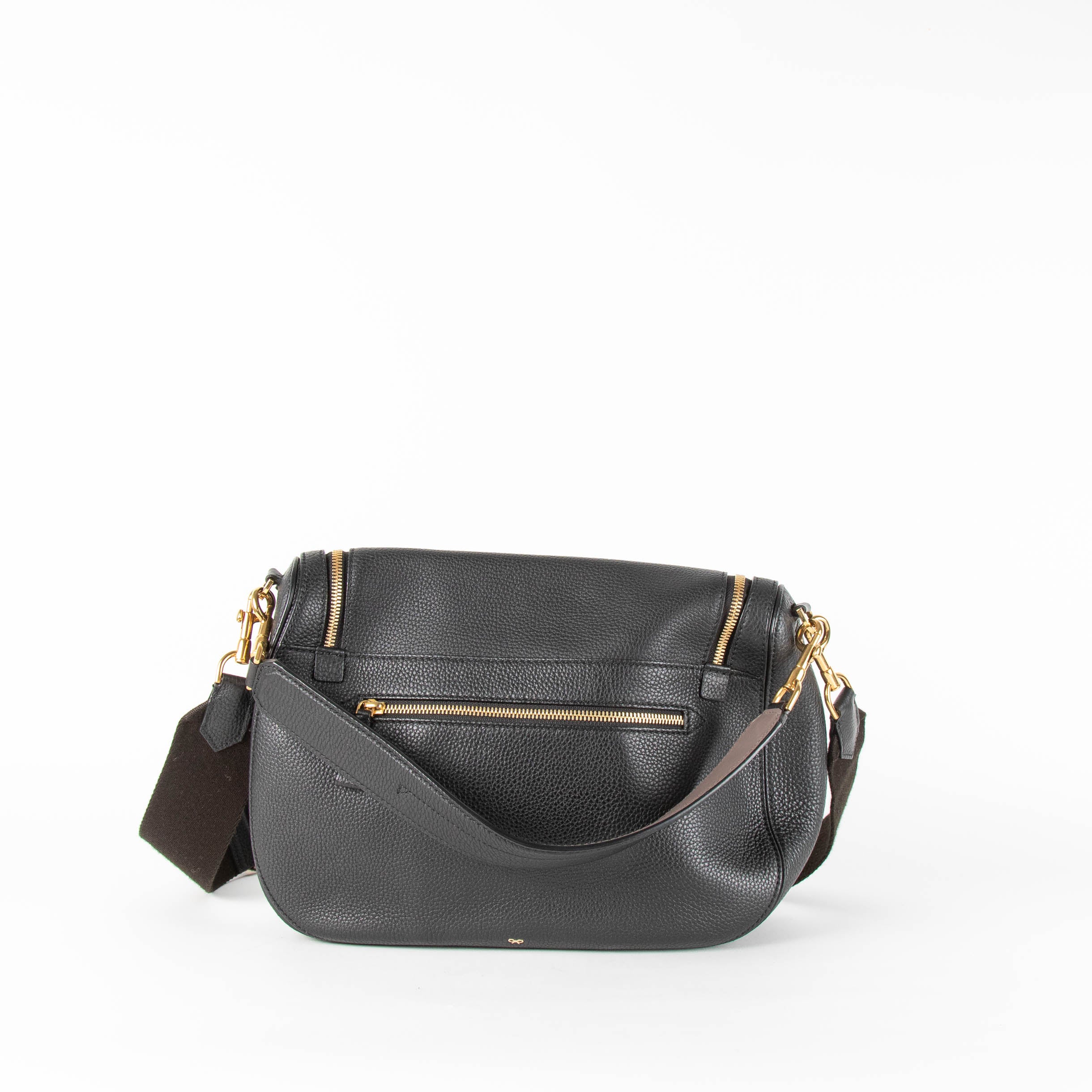 Anya Hindmarch Black Vere Shoulder Bag with Multiple Straps - Image 4