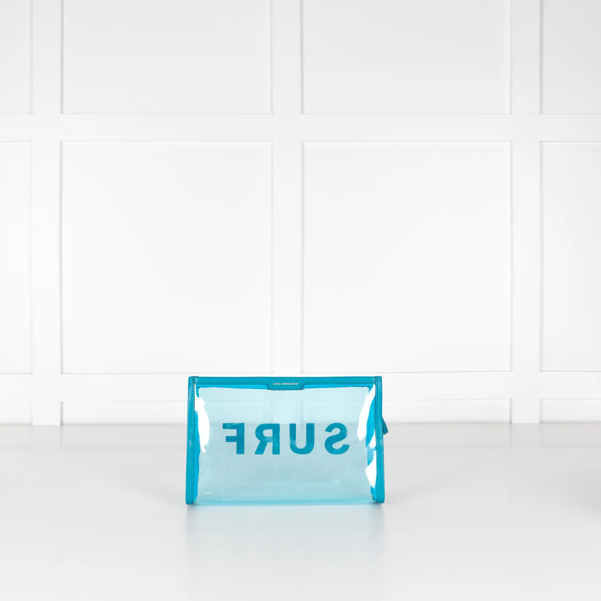 Anya Hindmarch Blue Surf Wash Bag - Image 5