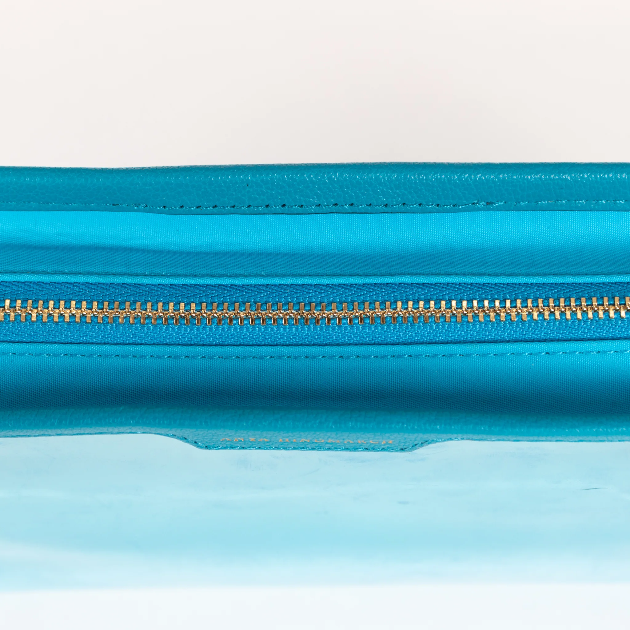 Anya Hindmarch Blue Surf Wash Bag - Image 9