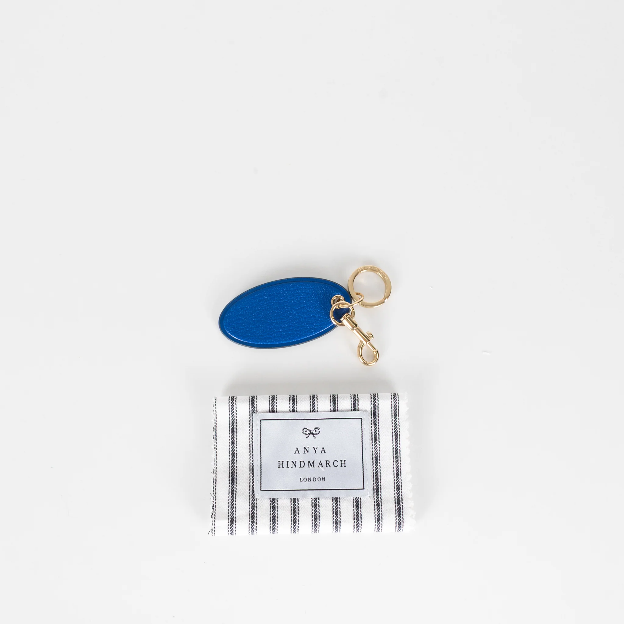 Anya Hindmarch Cobalt Bespoke Medium Keyring - Image 2
