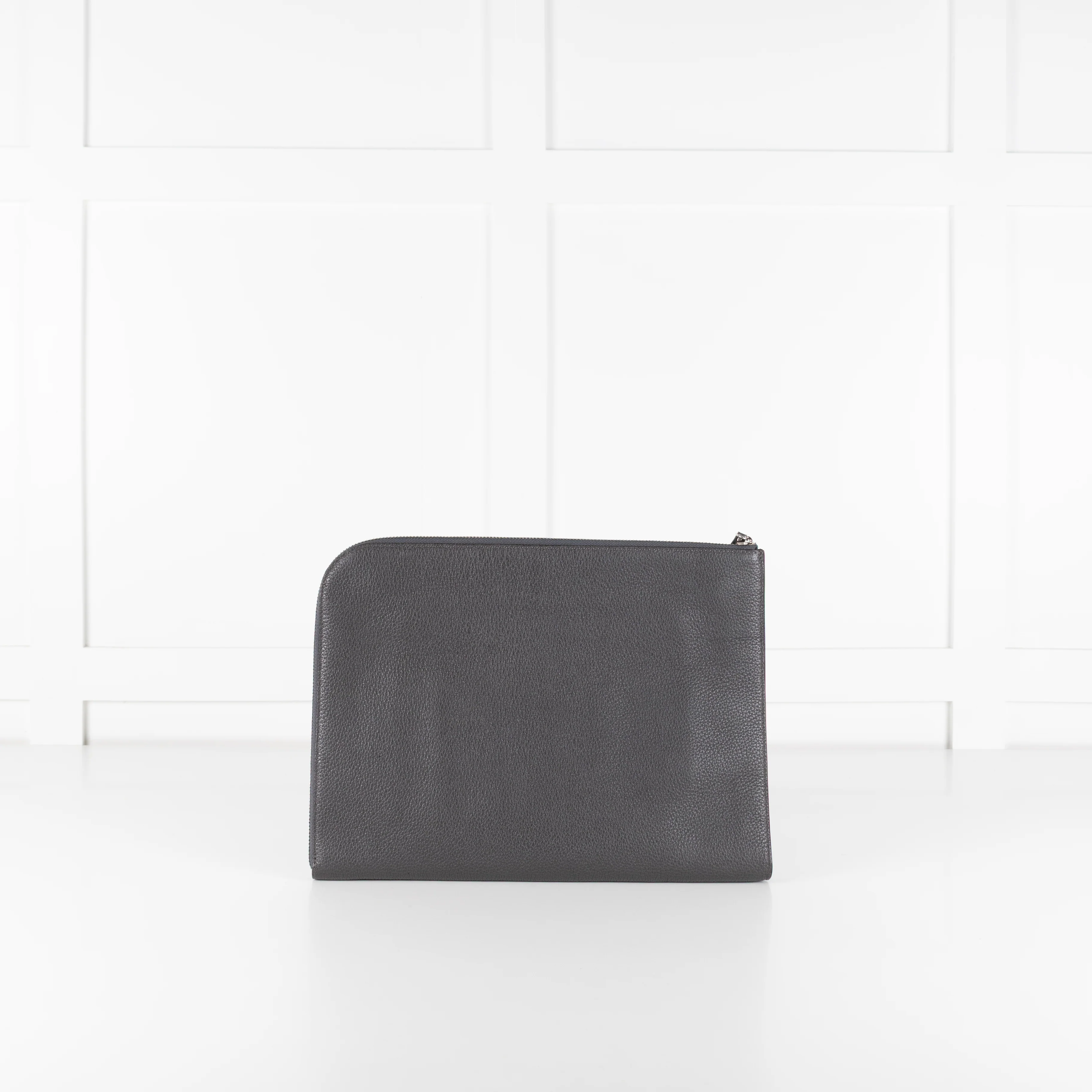Anya Hindmarch Dark Grey Smiley Face Travel Pouch - Image 7