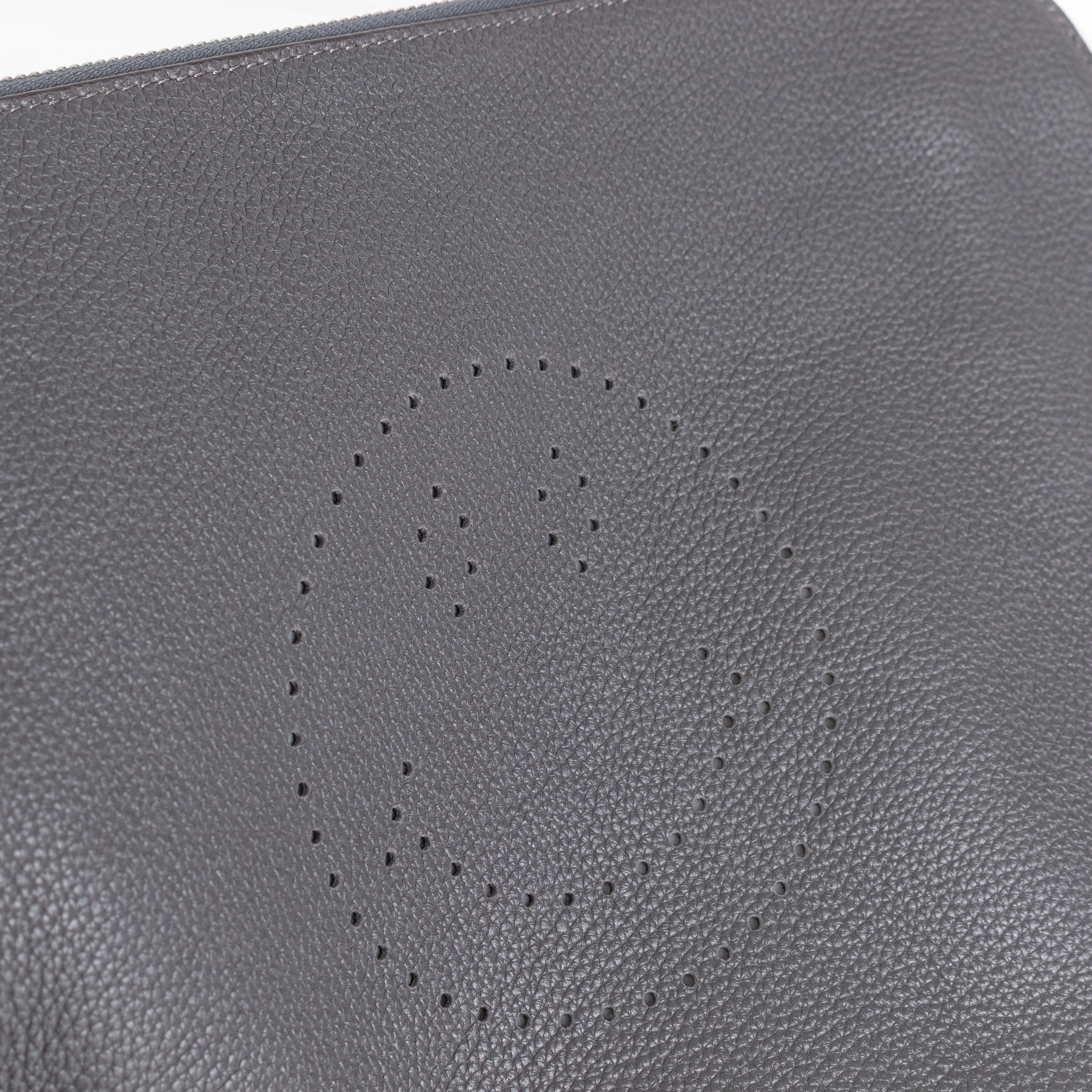 Anya Hindmarch Dark Grey Smiley Face Travel Pouch - Image 9
