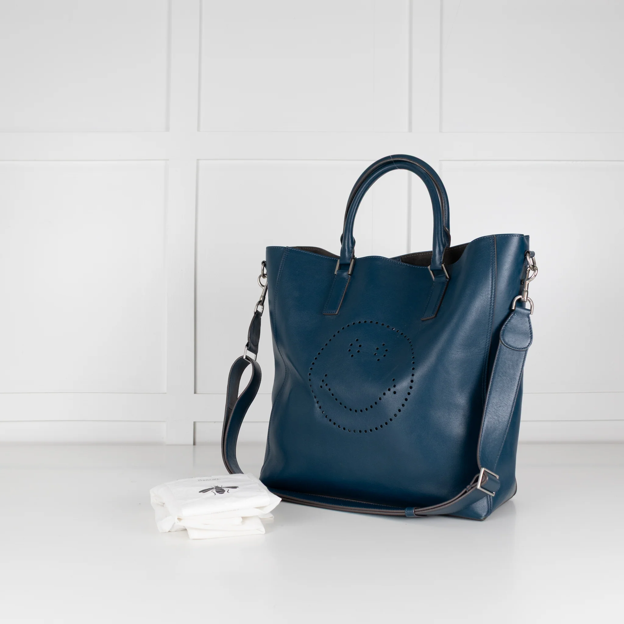 Anya Hindmarch Ebury Tote with Smiley Motif - Image 2
