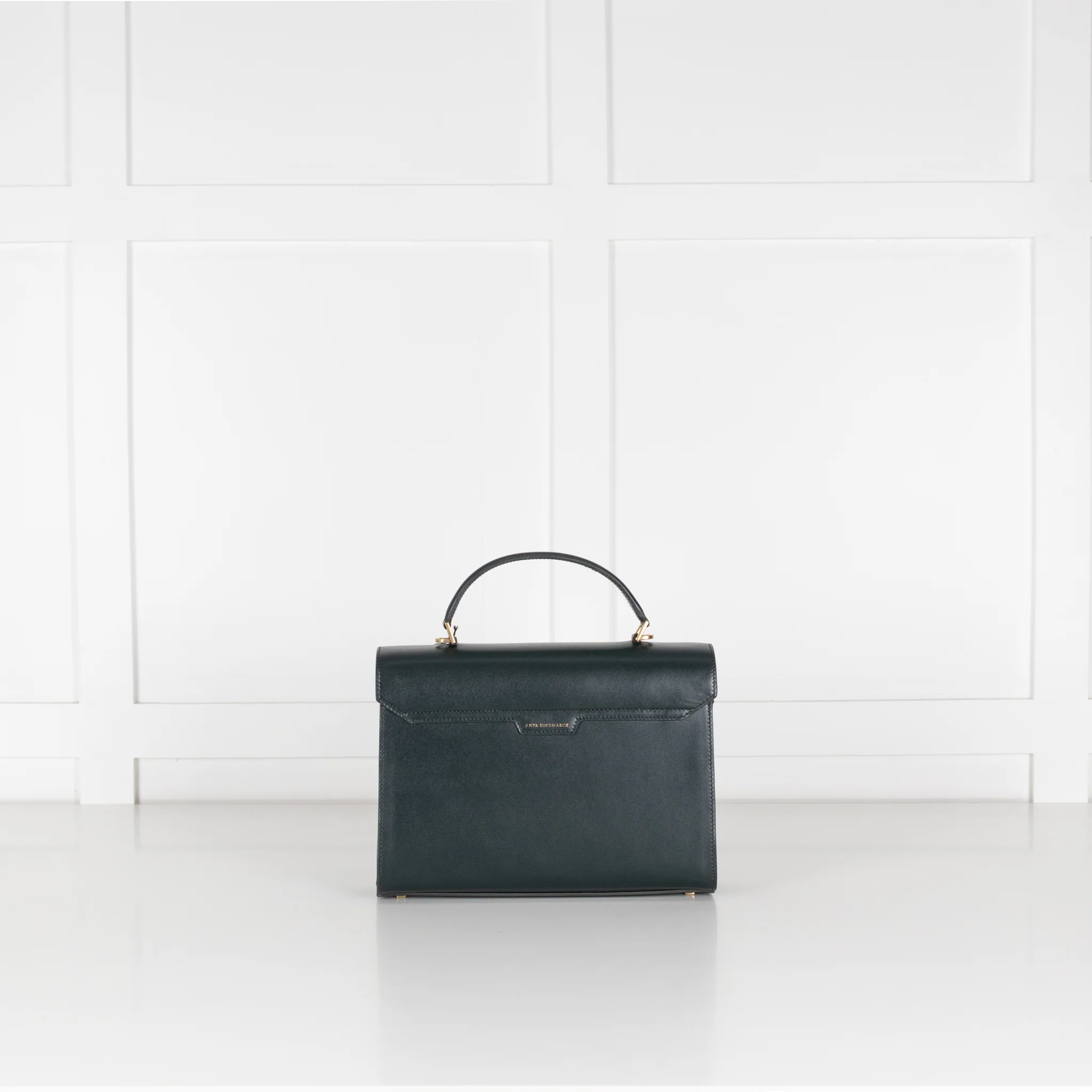 Anya Hindmarch Green Mortimer Top Handle Bag - Image 4
