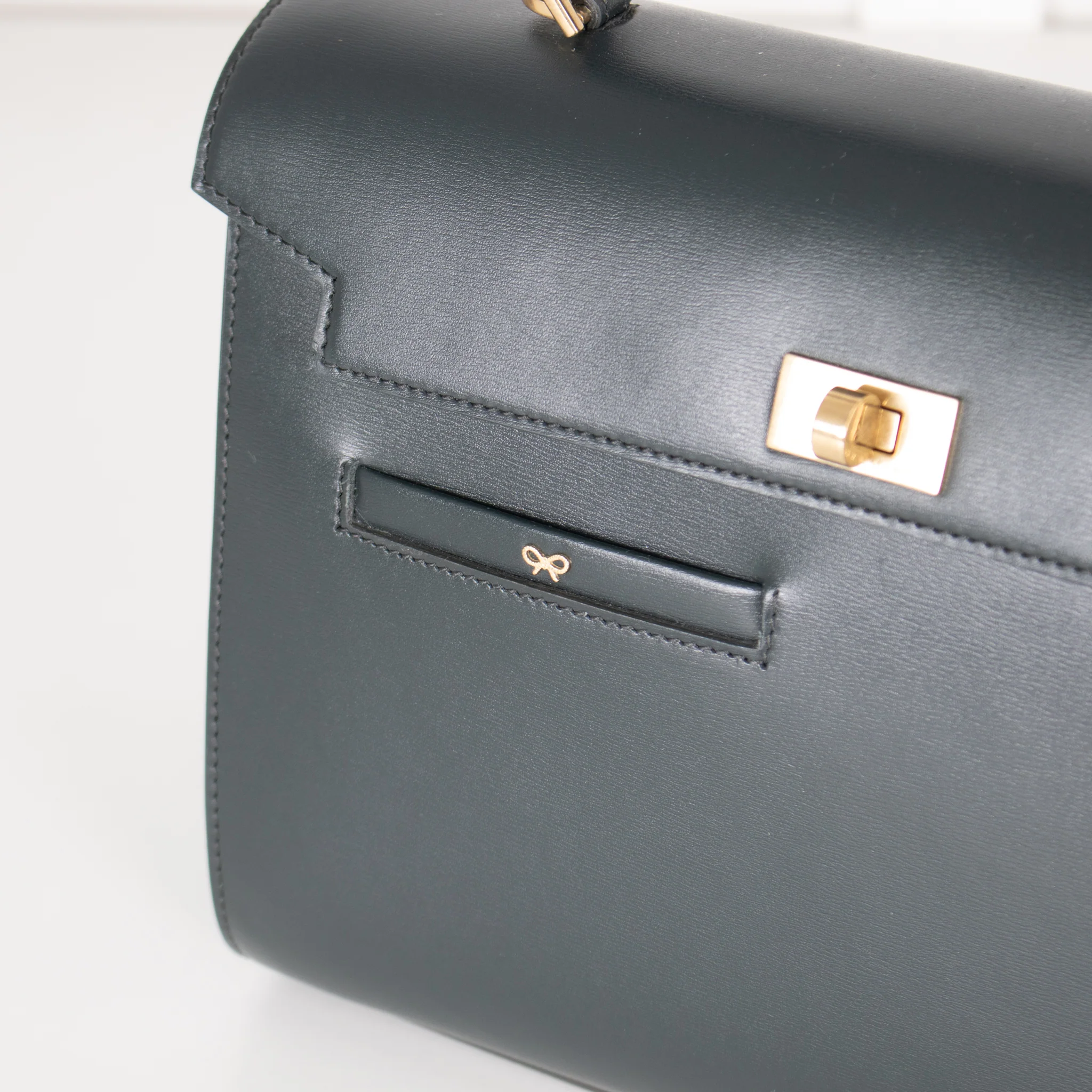 Anya Hindmarch Green Mortimer Top Handle Bag - Image 7