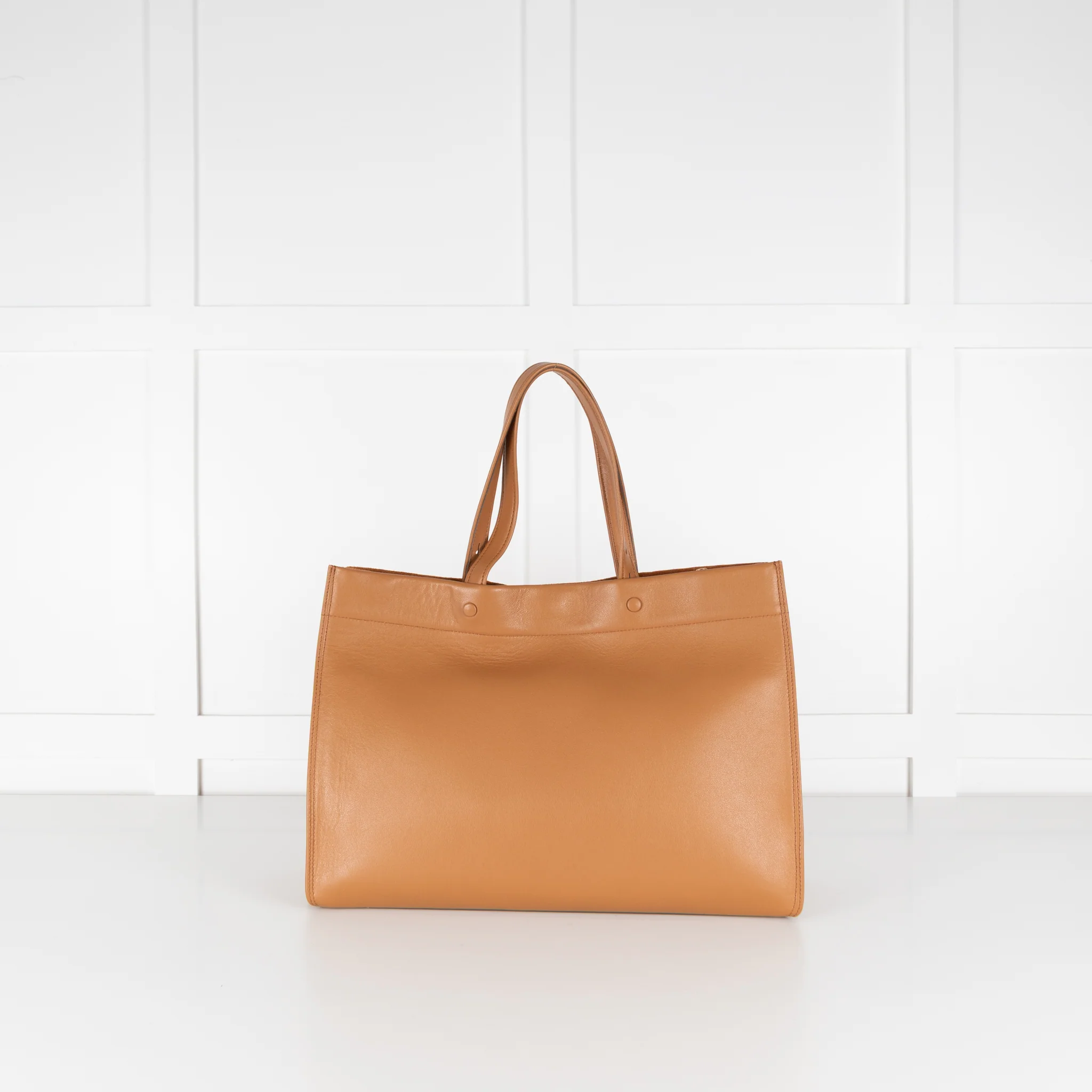 Anya Hindmarch Tan Suede Mortimer Large Tote - Image 3