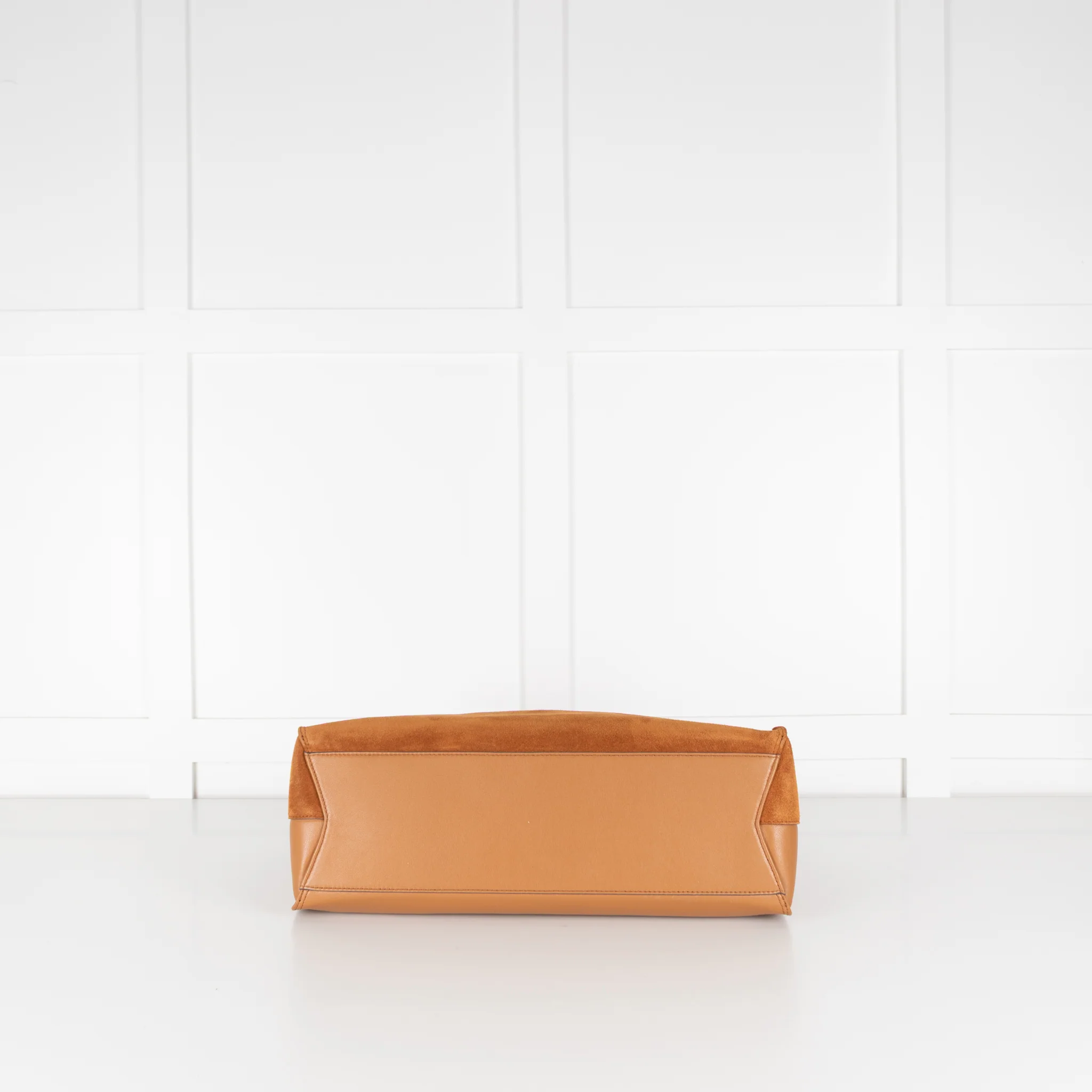 Anya Hindmarch Tan Suede Mortimer Large Tote - Image 5