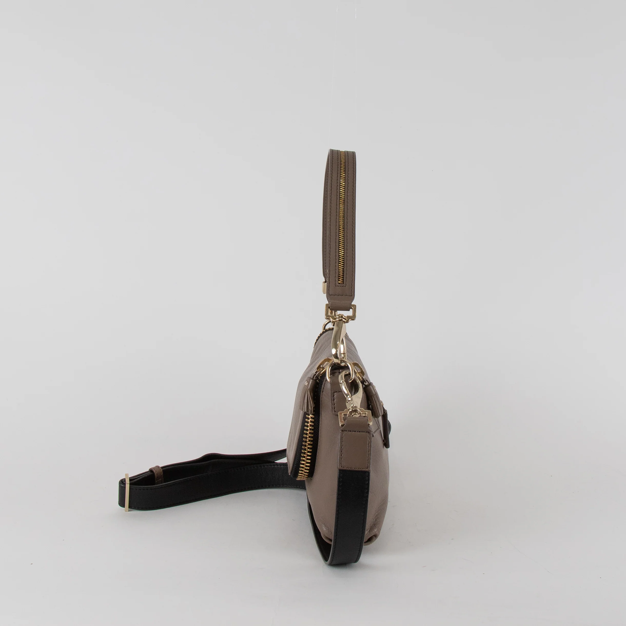 Anya Hindmarch Taupe Brown Vere Crossbody Bag - Image 5