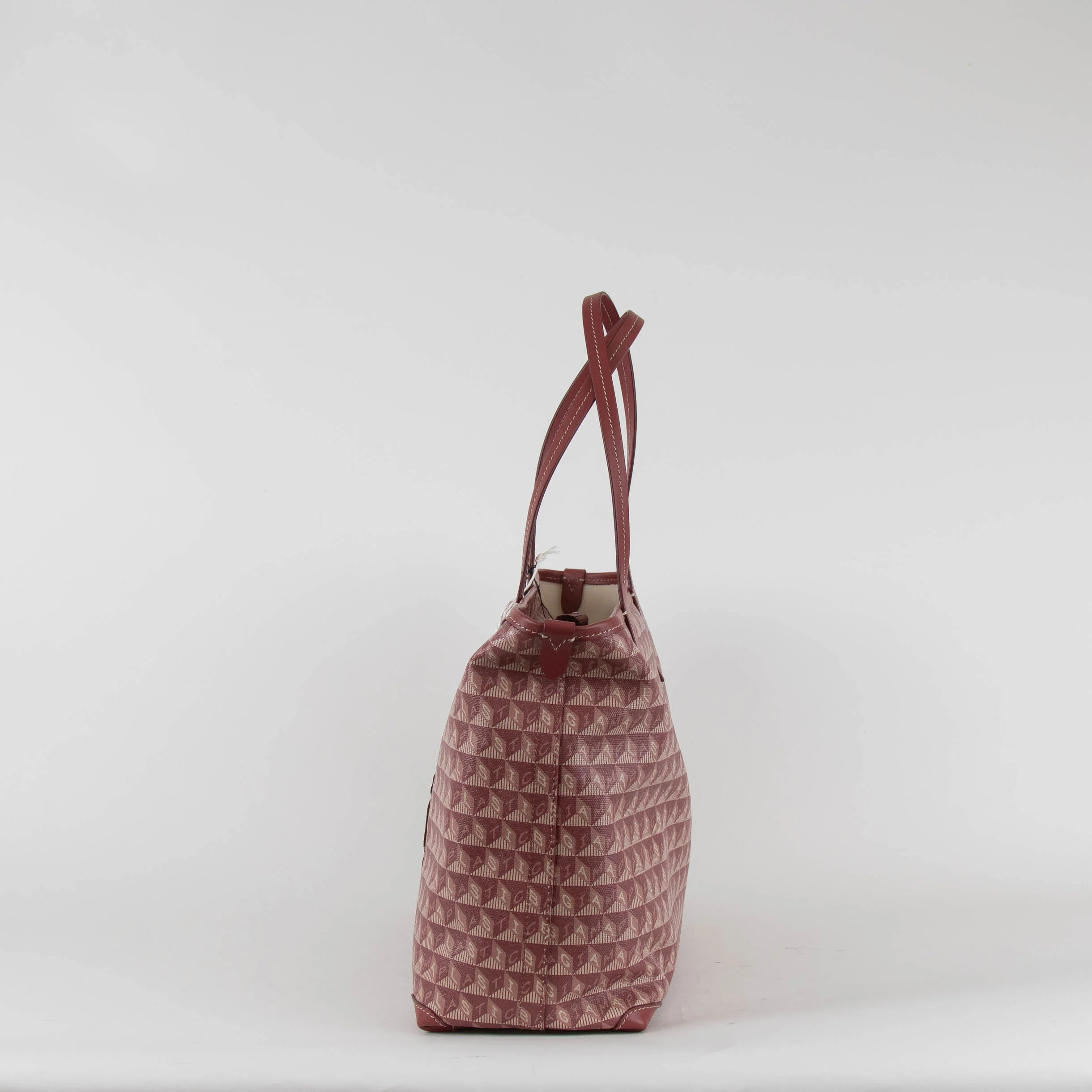 Anya Hindmarch Medium Damson I am a Plastic Bag Zipped Tote - Image 6