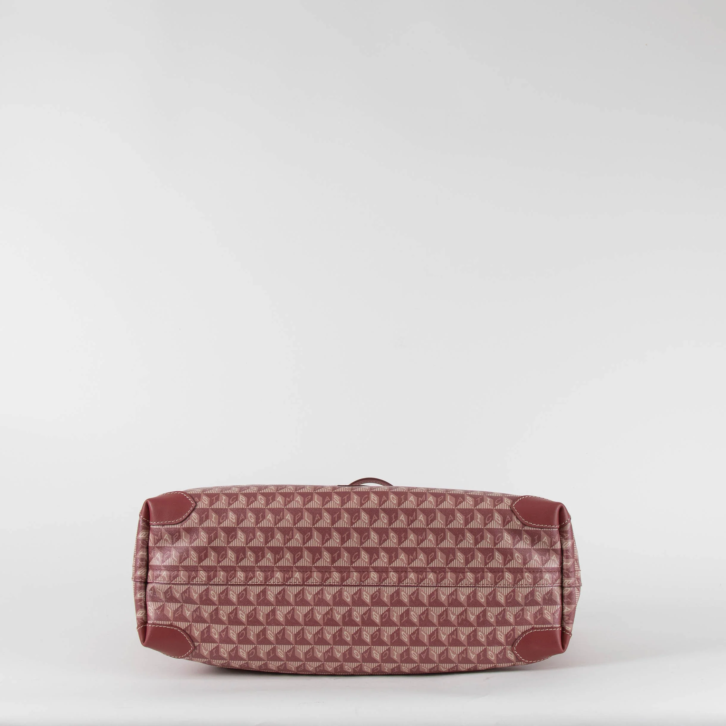 Anya Hindmarch Medium Damson I am a Plastic Bag Zipped Tote - Image 7