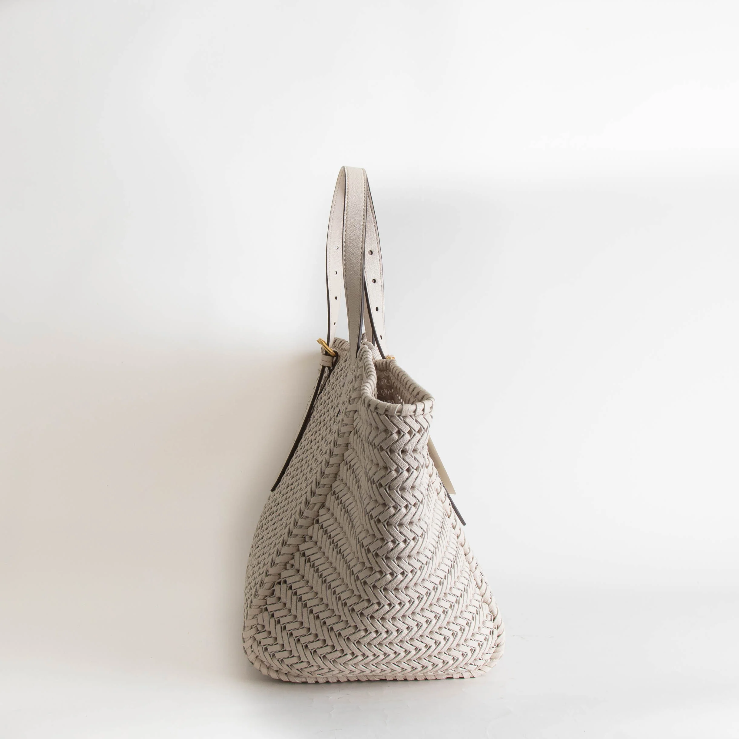 Anya Hindmarch Neeson Off White Square Tote - Image 4