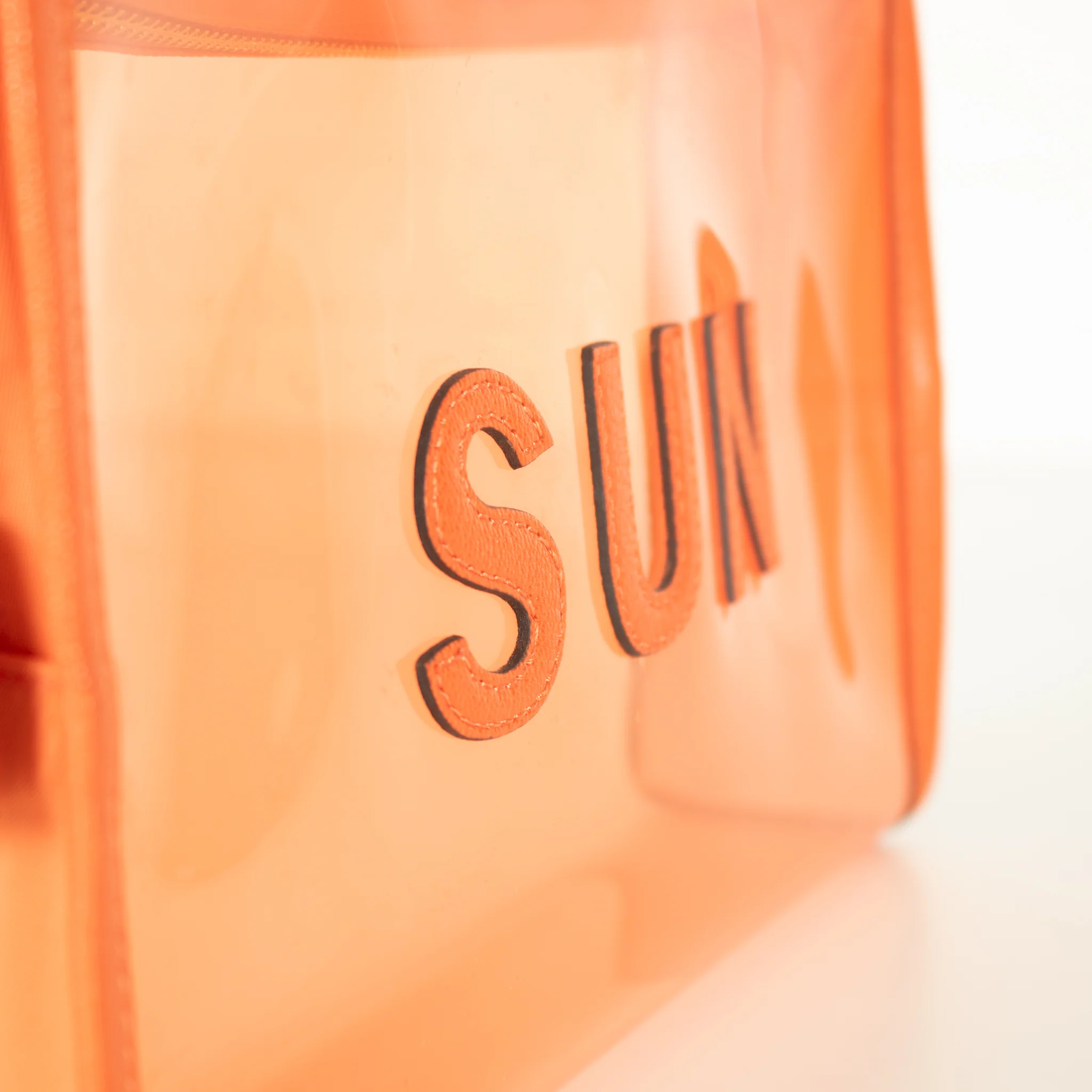 Anya Hindmarch Orange Sun Wash Bag - Image 11