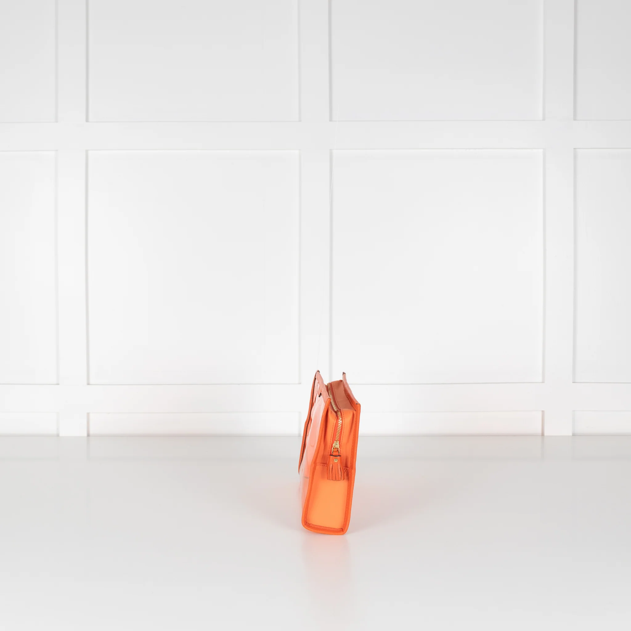 Anya Hindmarch Orange Sun Wash Bag - Image 5
