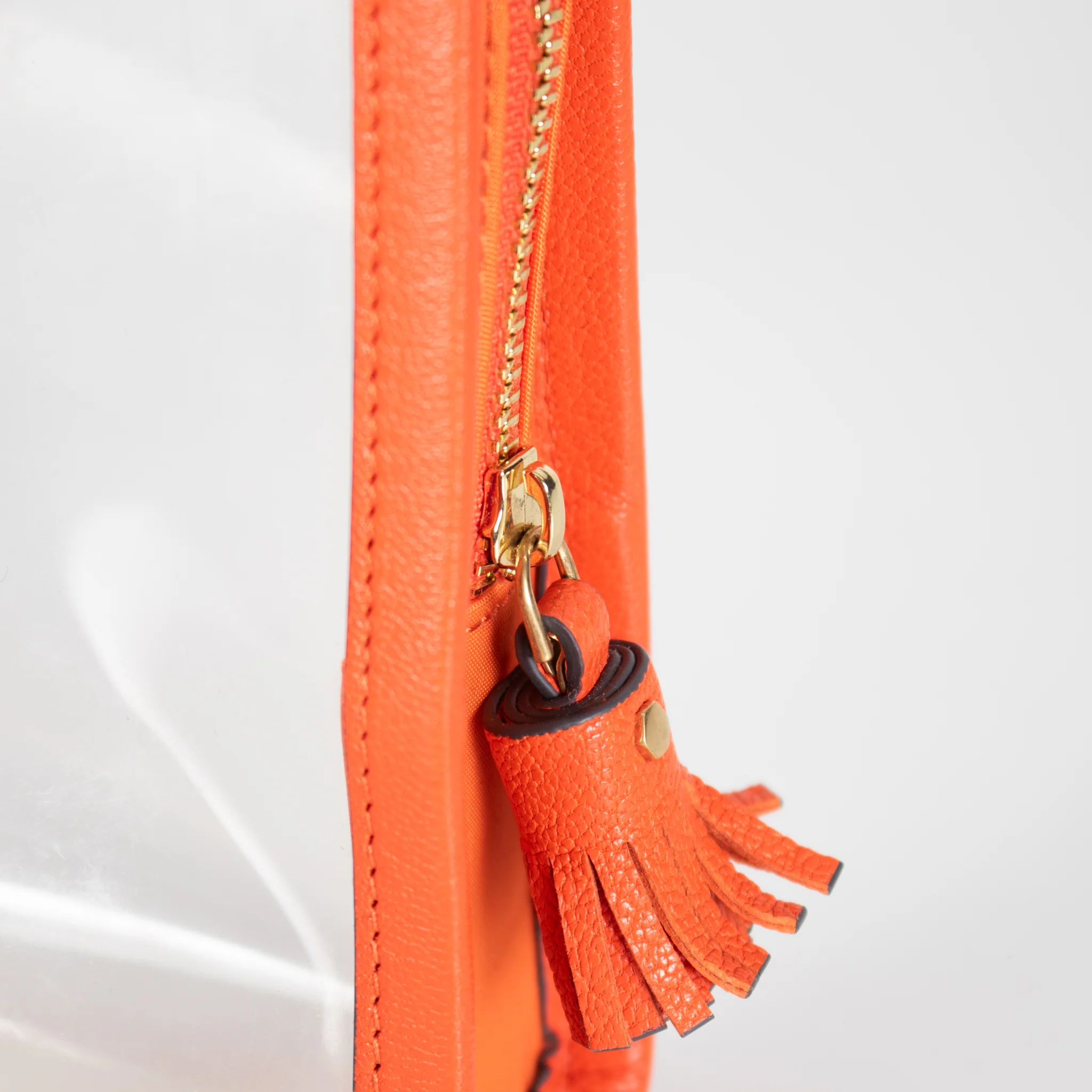 Anya Hindmarch Orange Wash Bag - Image 9
