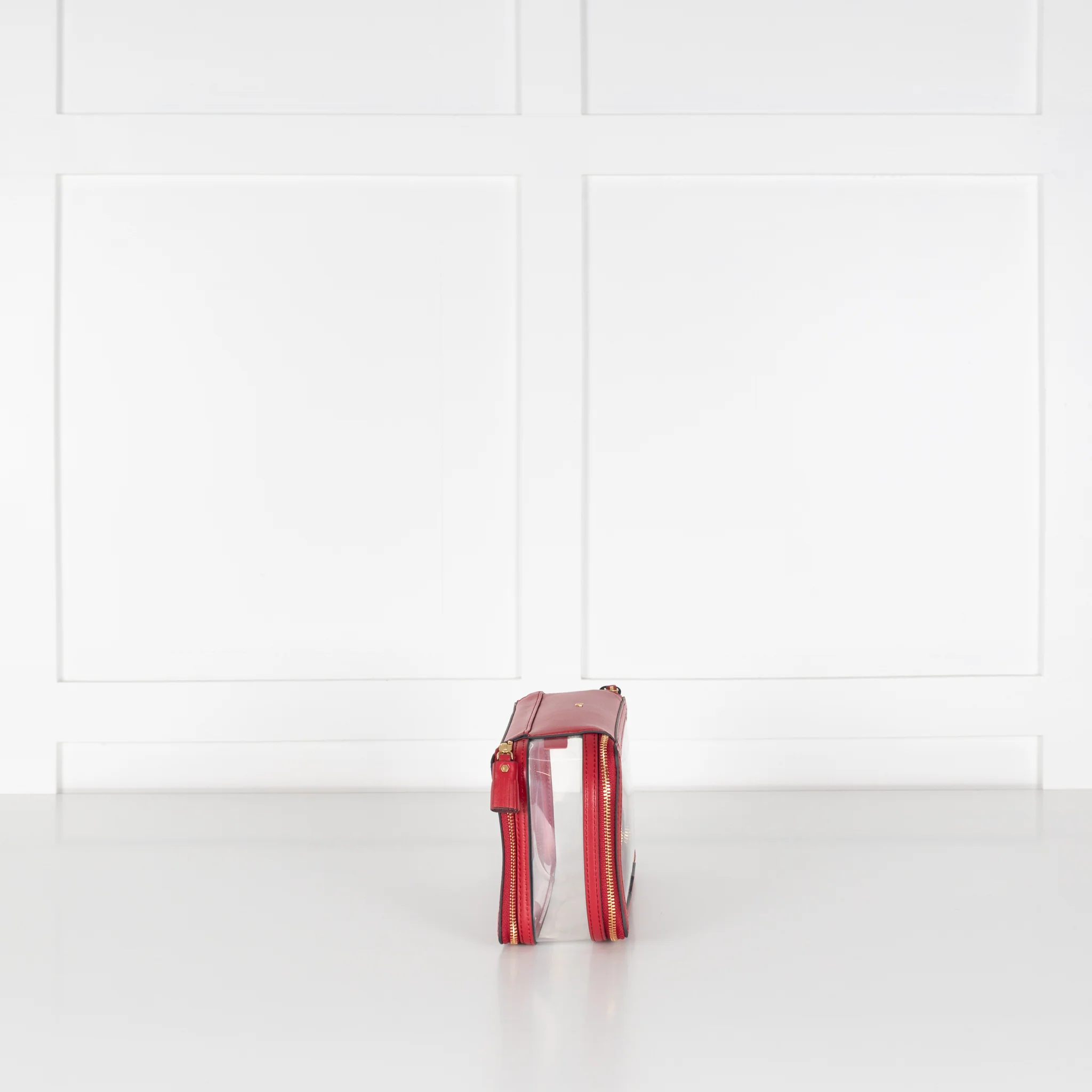 Anya Hindmarch Red Touch Down Makeup Bag - Image 5