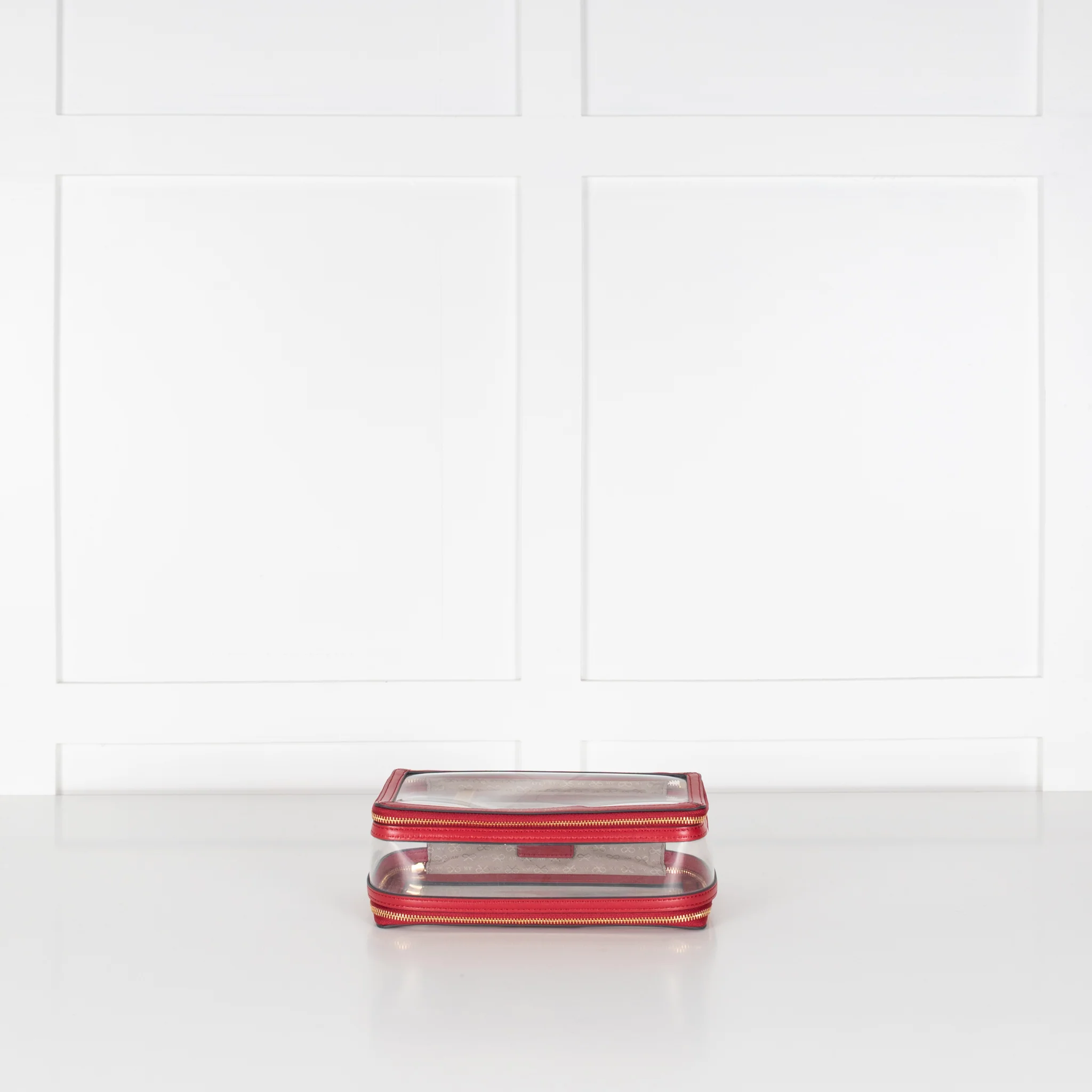 Anya Hindmarch Red Touch Down Makeup Bag - Image 6