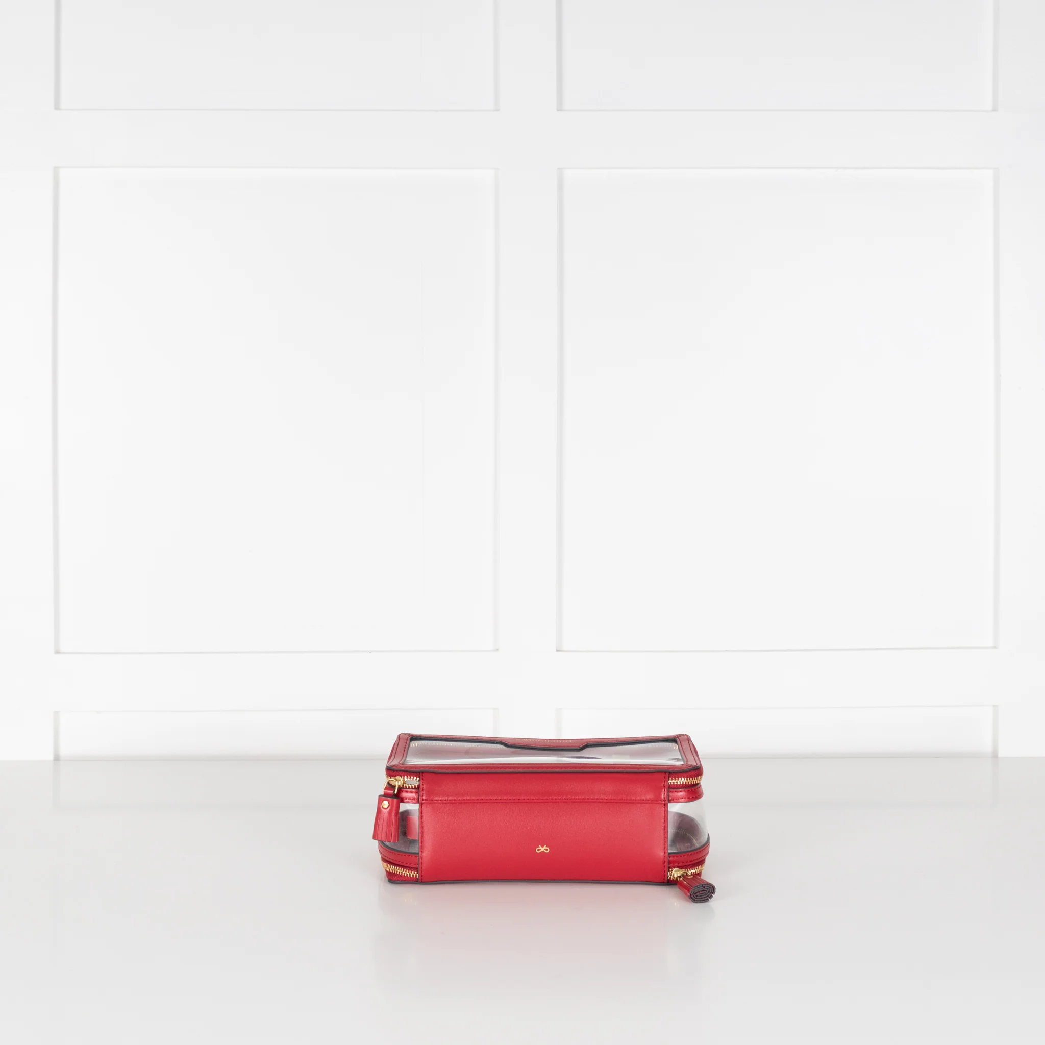 Anya Hindmarch Red Touch Down Makeup Bag - Image 7