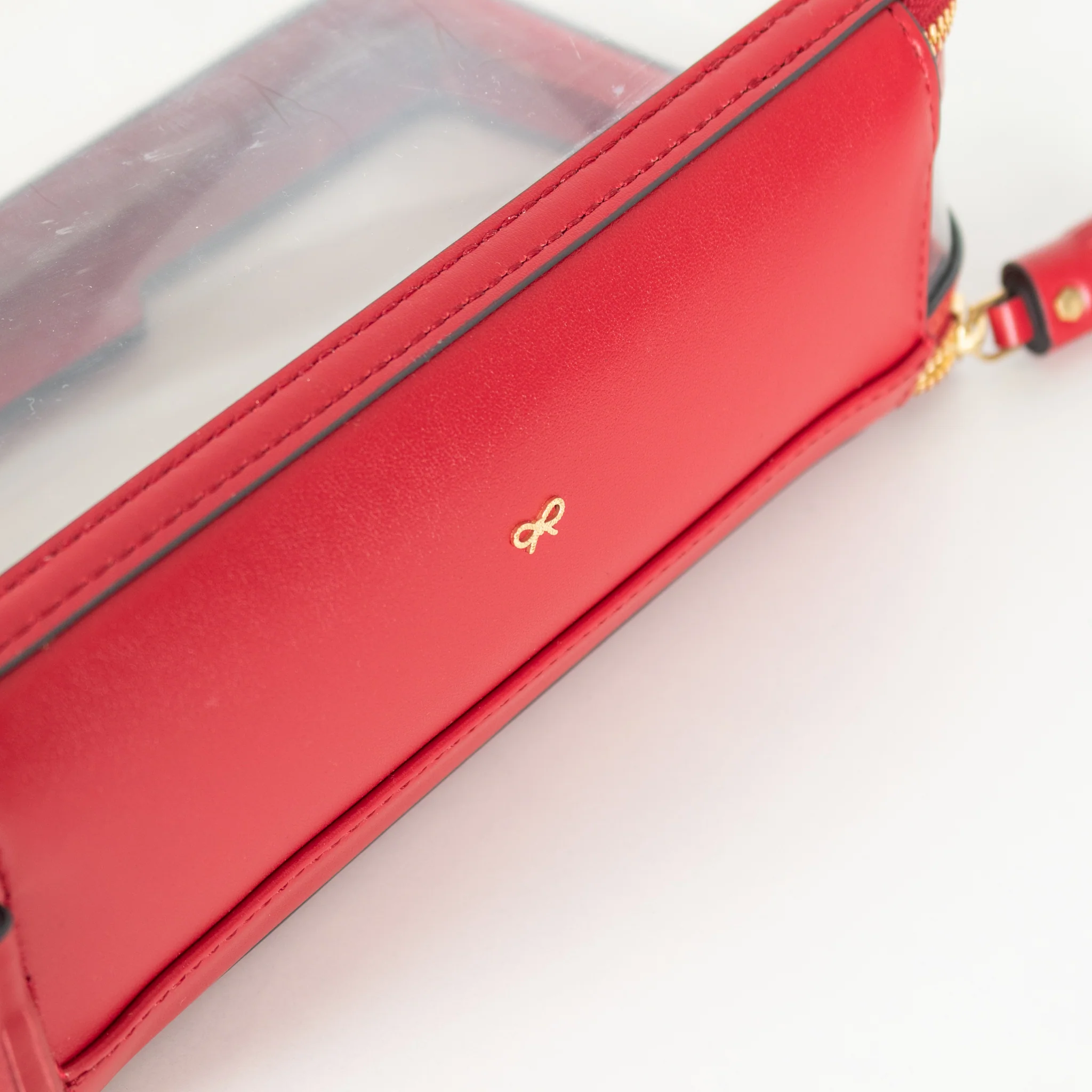 Anya Hindmarch Red Touch Down Makeup Bag - Image 9